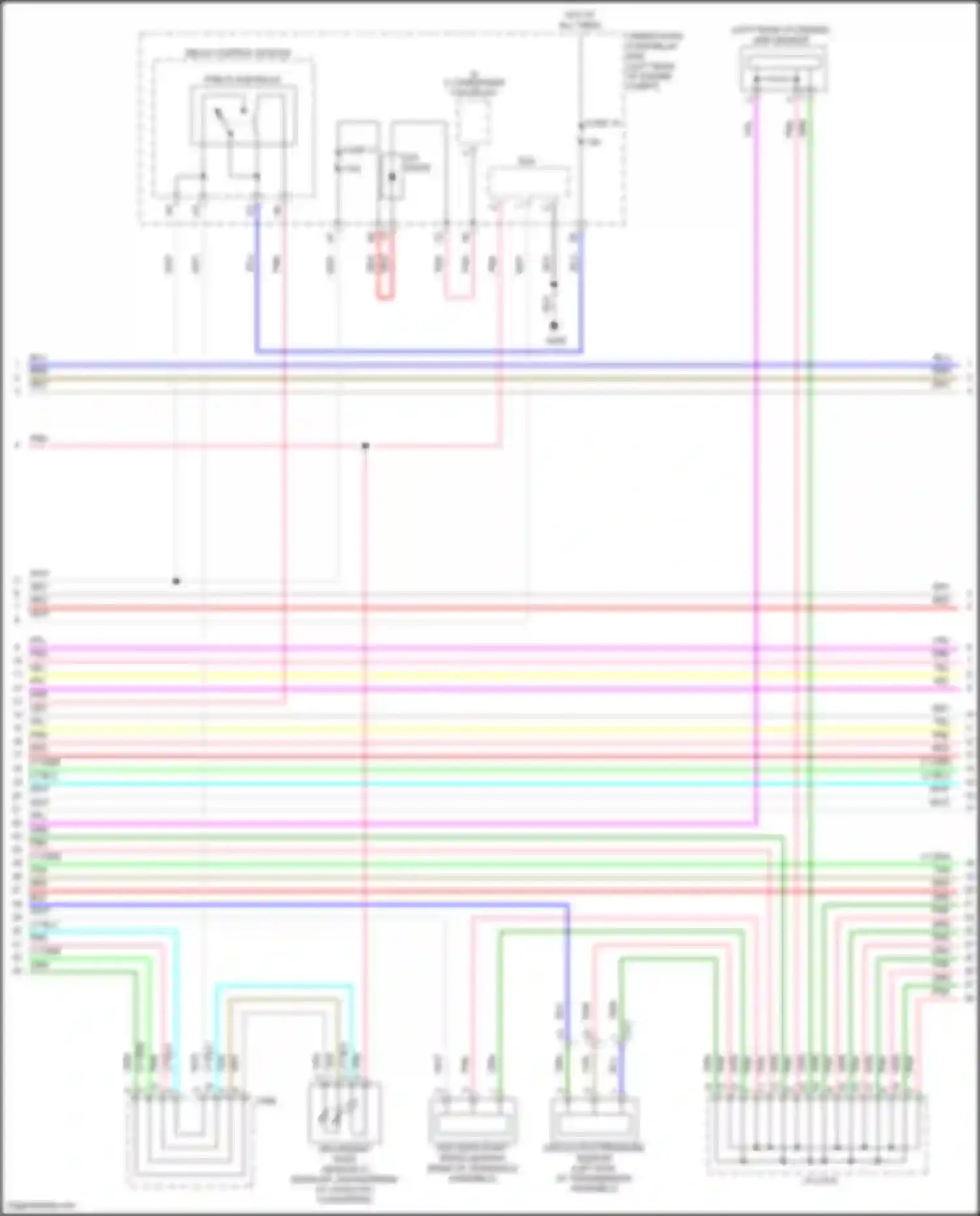 TLX Acura I facelift (2017-2020): Wiring diagram engine performance 2.4l (6 of 9)