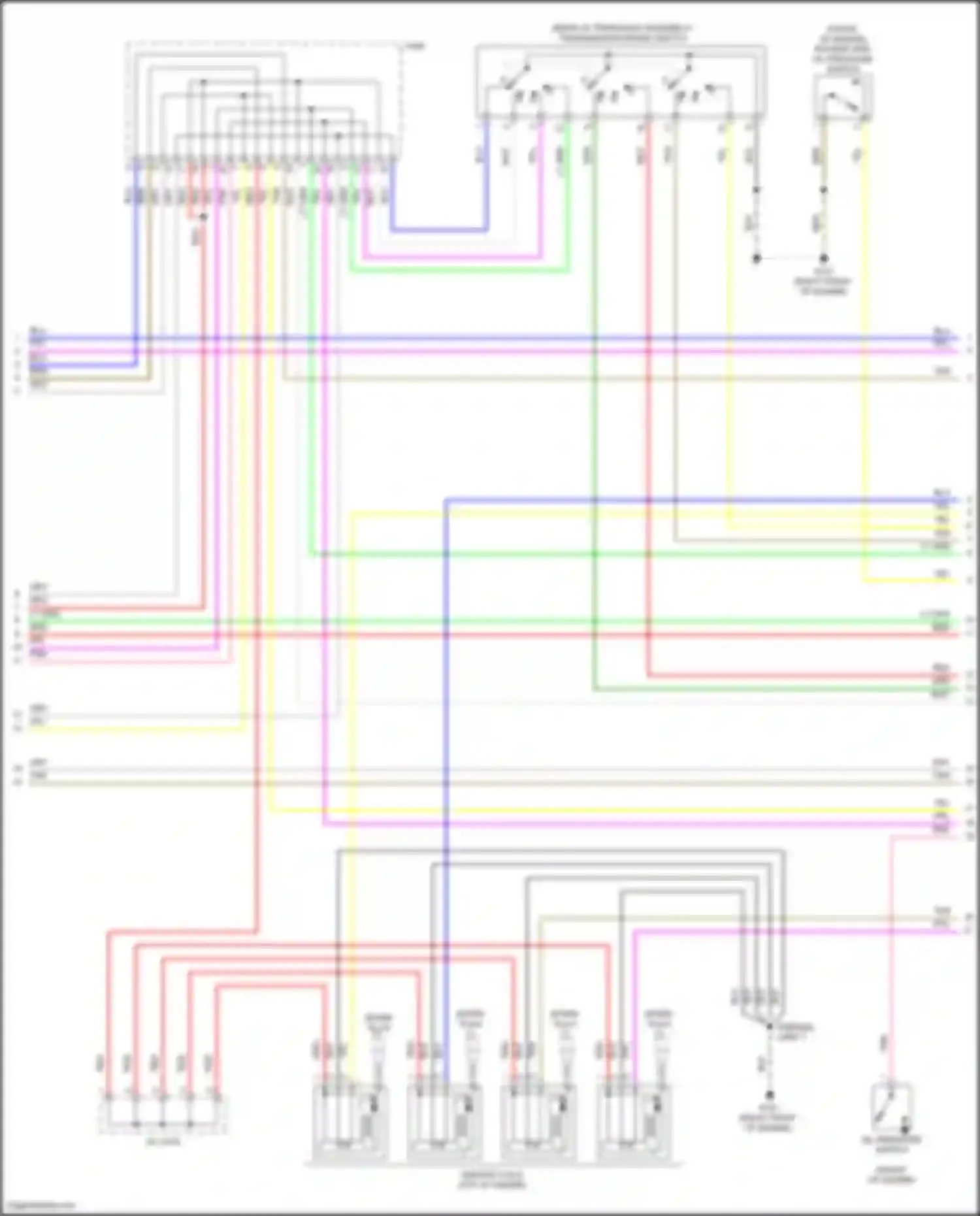 TLX Acura I facelift (2017-2020): Wiring diagram engine performance 2.4l (8 of 9)