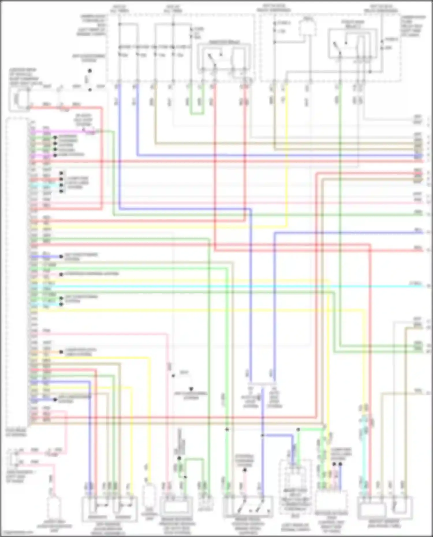 TLX Acura I facelift (2017-2020): Wiring diagram engine performance 3.5l (1 of 7)