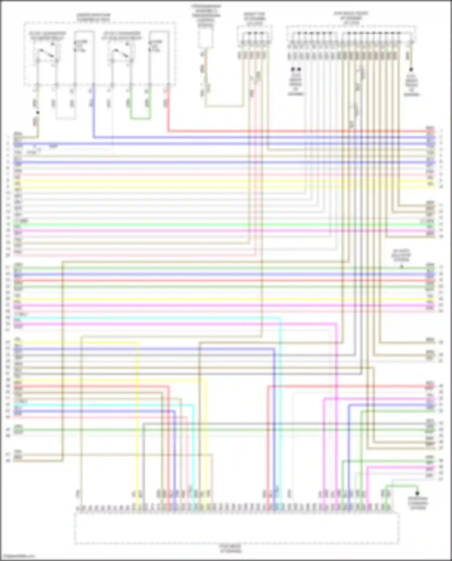TLX Acura I facelift (2017-2020): Wiring diagram engine performance 3.5l (5 of 7)