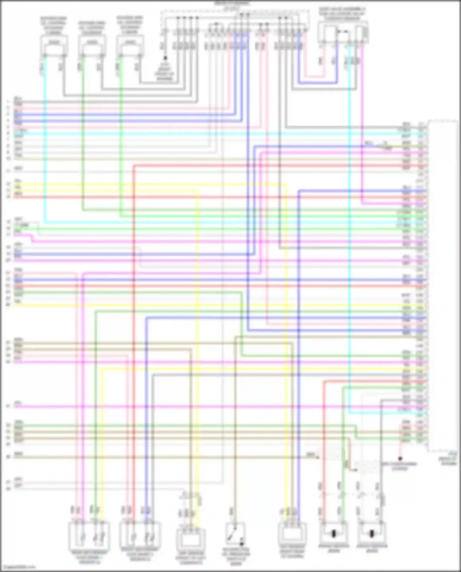TLX Acura I facelift (2017-2020): Wiring diagram engine performance 3.5l (7 of 7)