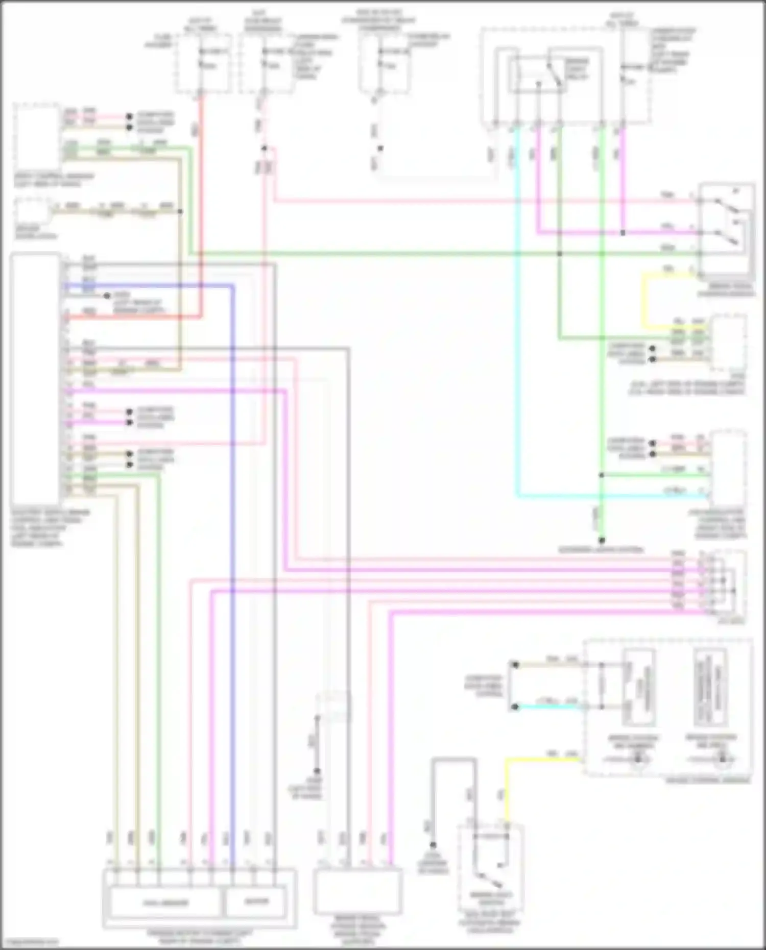 TLX Acura II (2020-2024): Electric servo brake system circuit