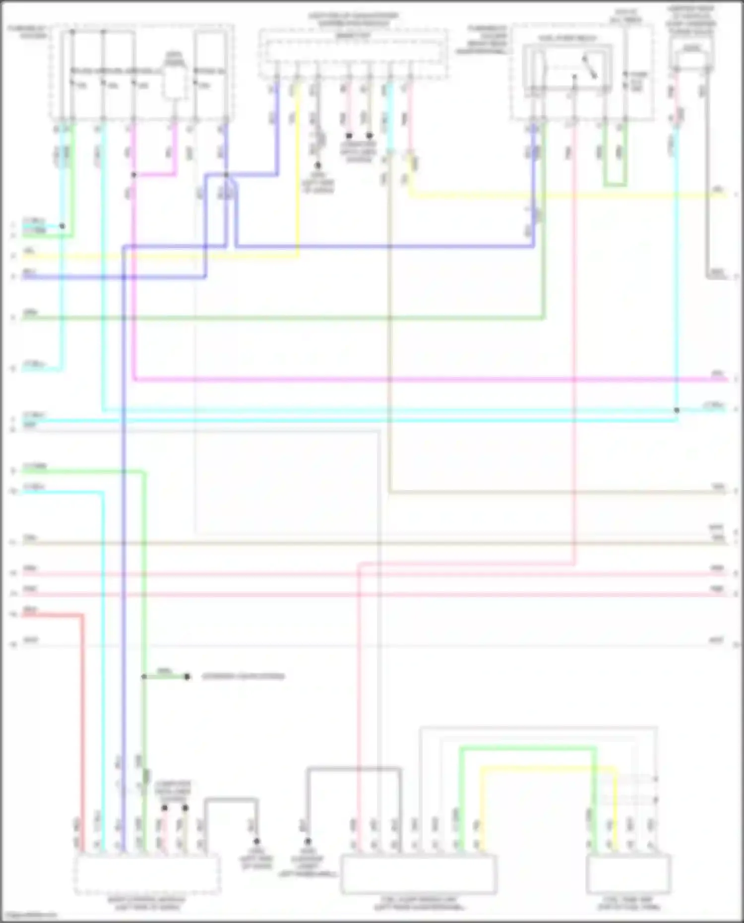 TLX Acura II (2020-2024): Wiring diagram engine performance 2.0l turbo (2 of 6)