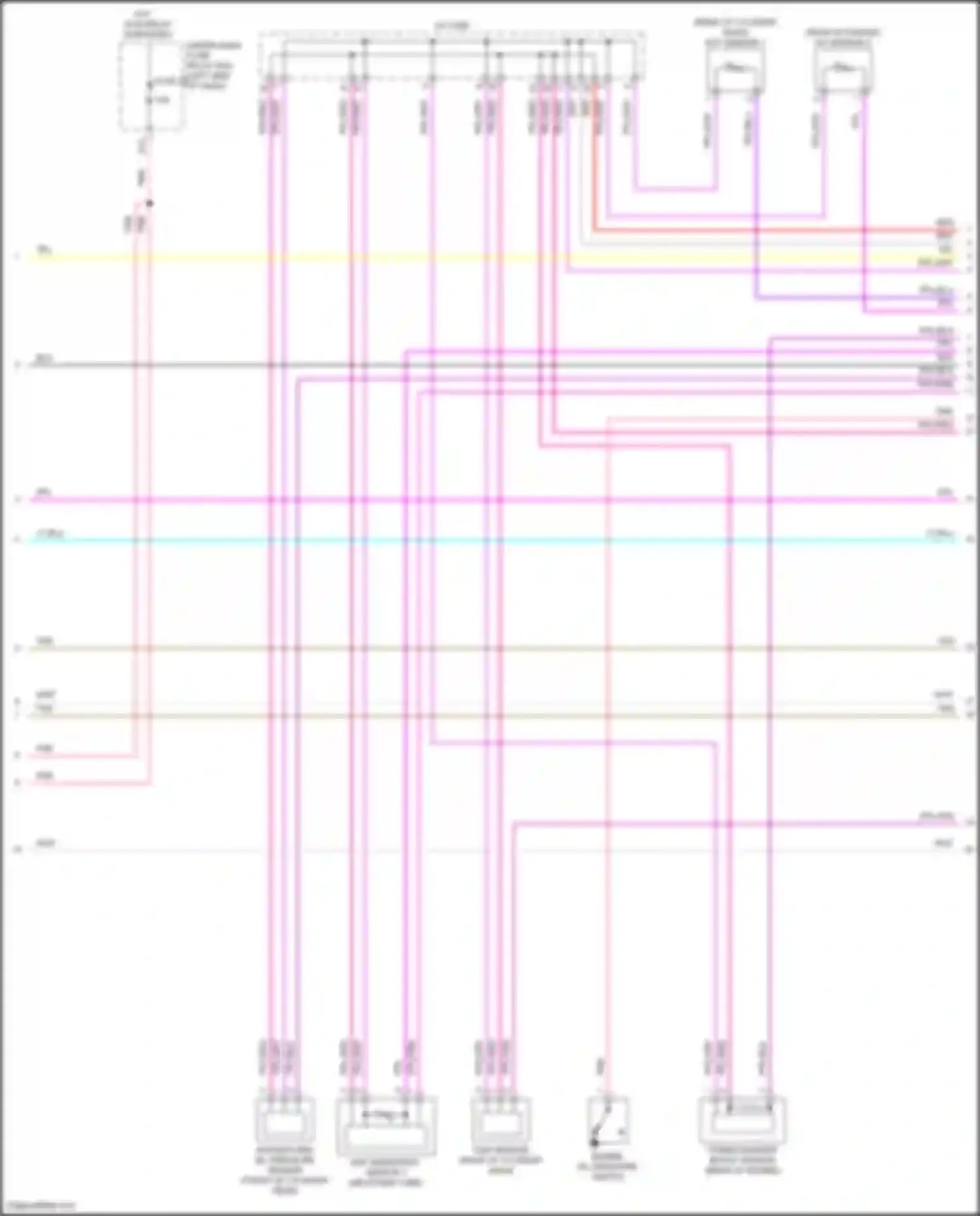 TLX Acura II (2020-2024): Wiring diagram engine performance 2.0l turbo (3 of 6)