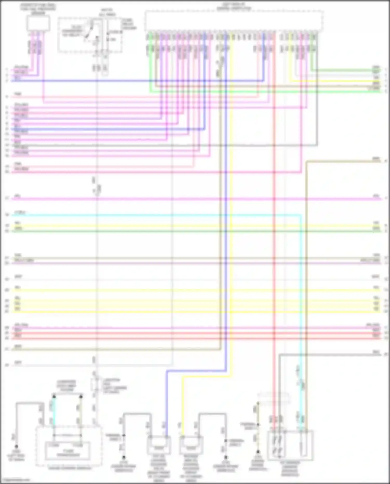 TLX Acura II (2020-2024): Wiring diagram engine performance 2.0l turbo (5 of 6)