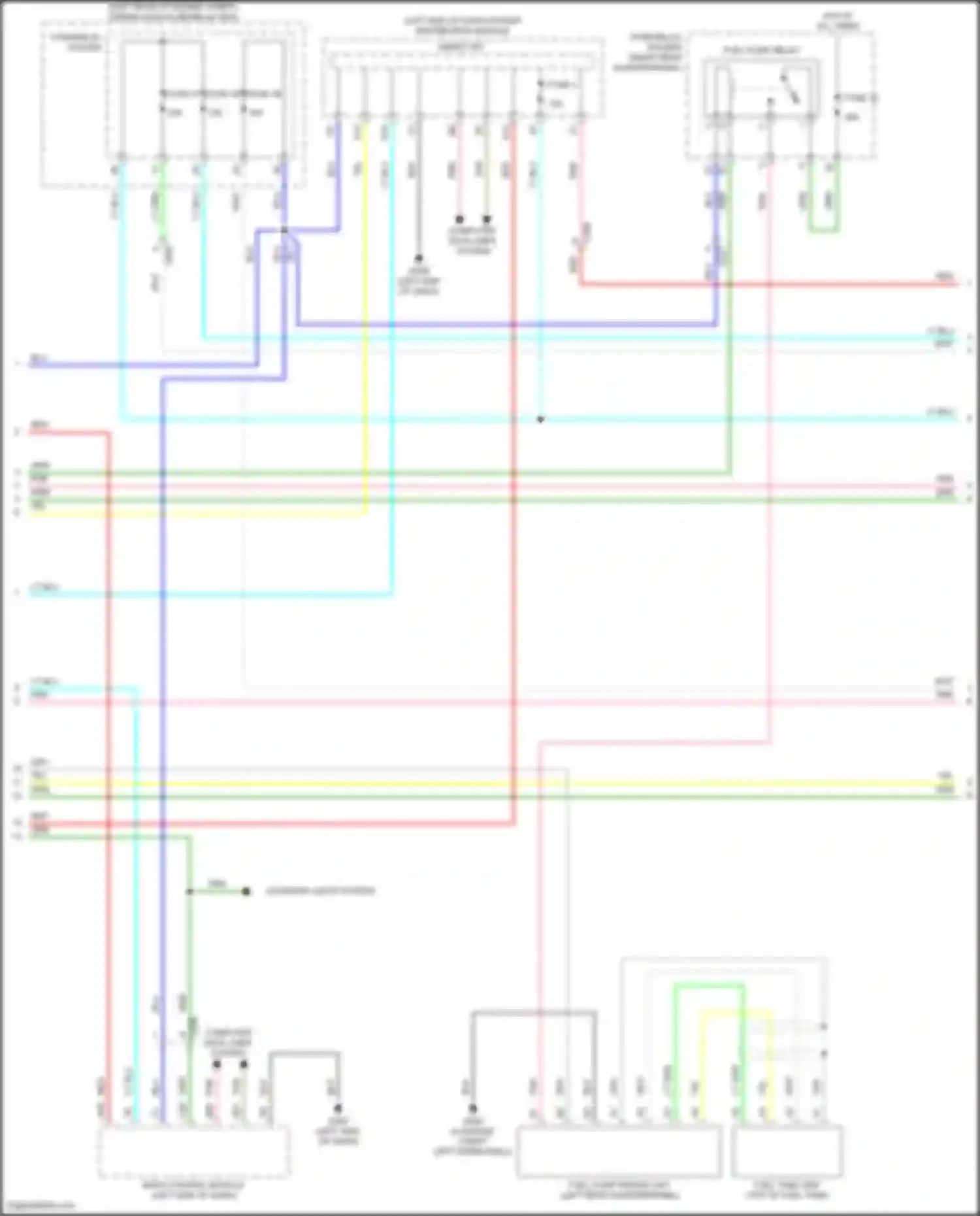 TLX Acura II (2020-2024): Wiring diagram engine performance 3.0l turbo (2 of 7)