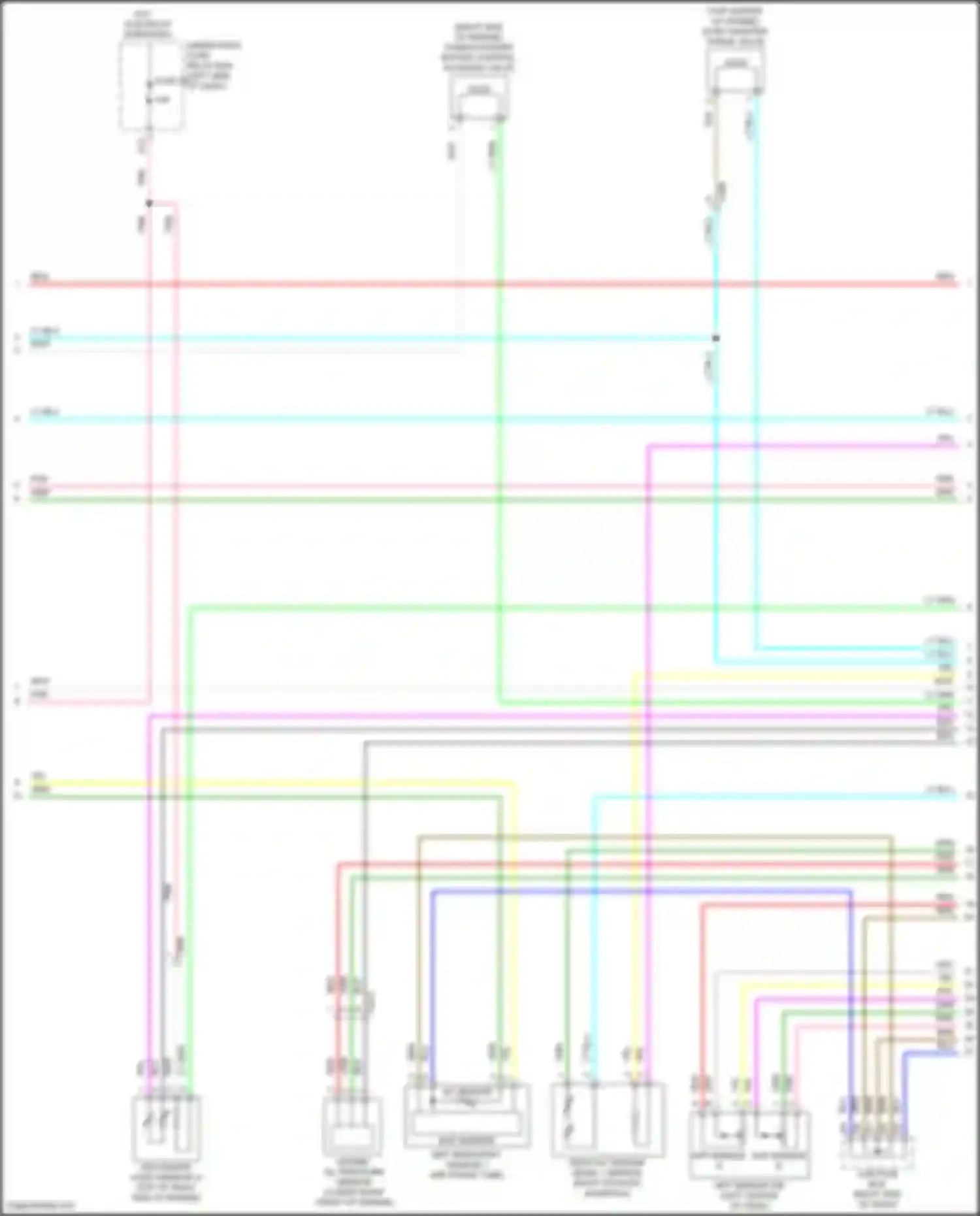 TLX Acura II (2020-2024): Wiring diagram engine performance 3.0l turbo (3 of 7)