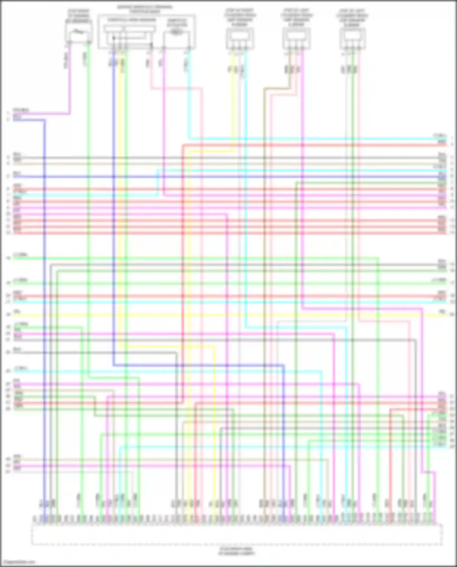 TLX Acura II (2020-2024): Wiring diagram engine performance 3.0l turbo (5 of 7)