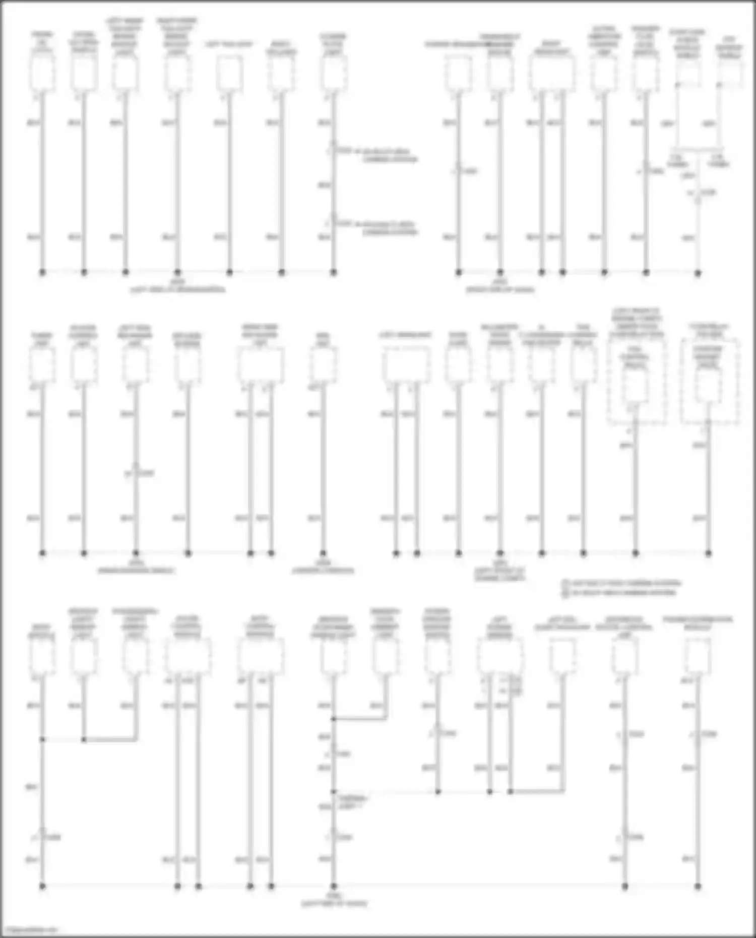 TLX Acura II (2020-2024): Ground distribution circuit (3 of 6)