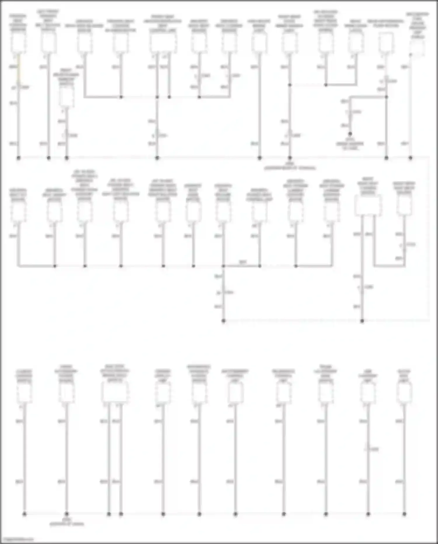 TLX Acura II (2020-2024): Ground distribution circuit (4 of 6)