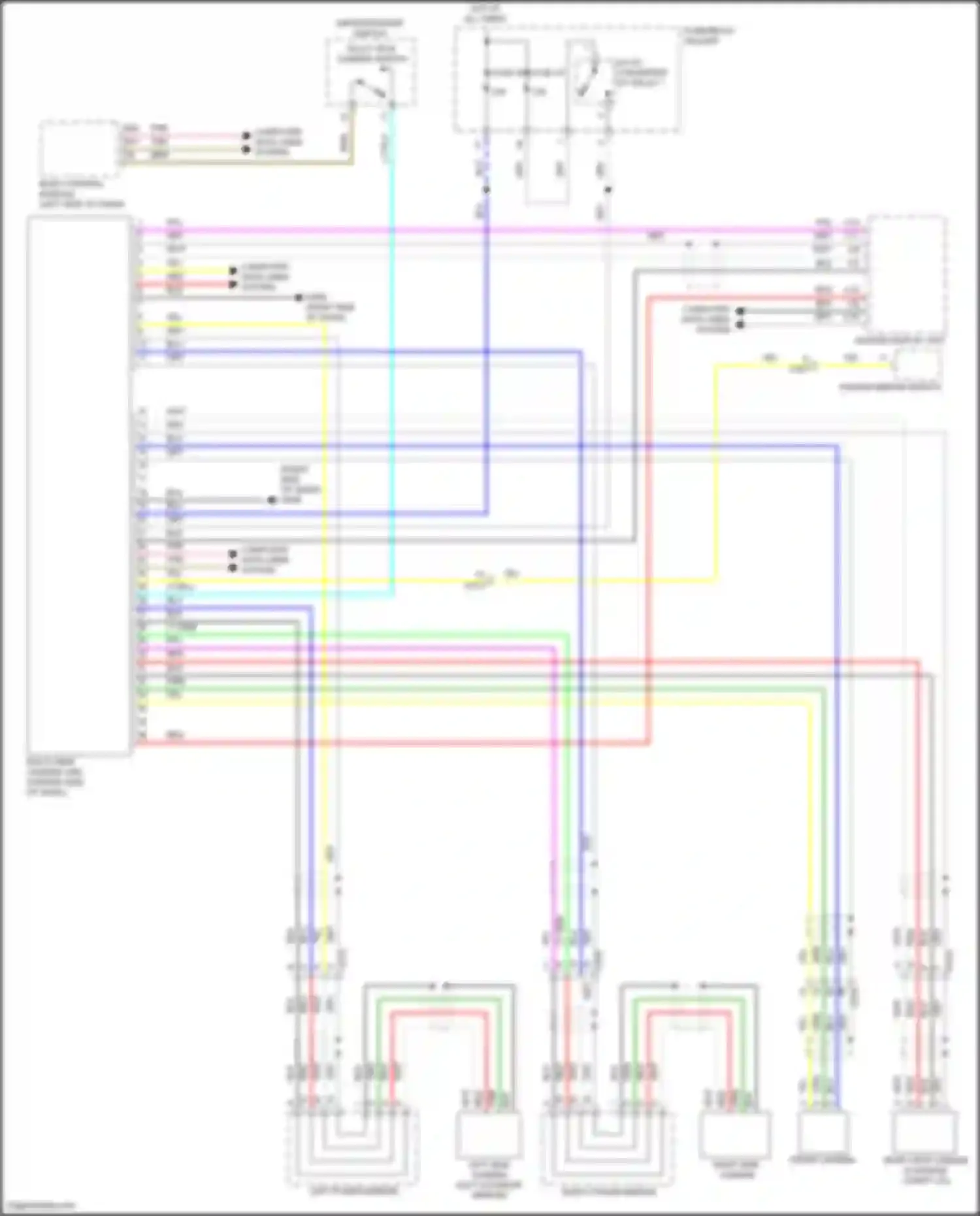 TLX Acura II (2020-2024): Multi camera circuit