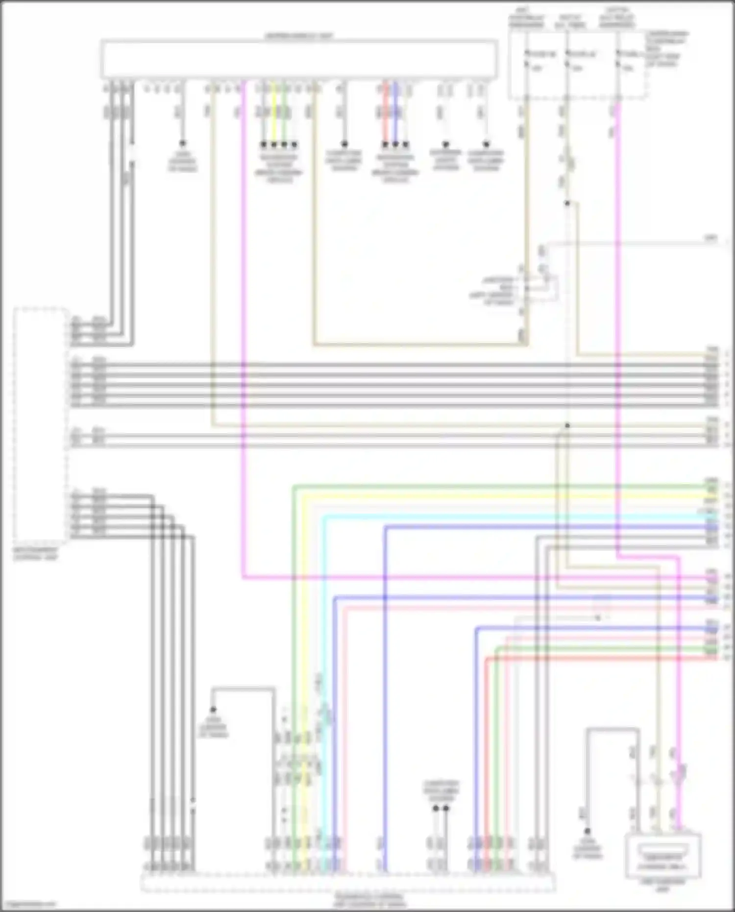 TLX Acura II (2020-2024): Navigation circuit, 10 speakers (1 of 5)