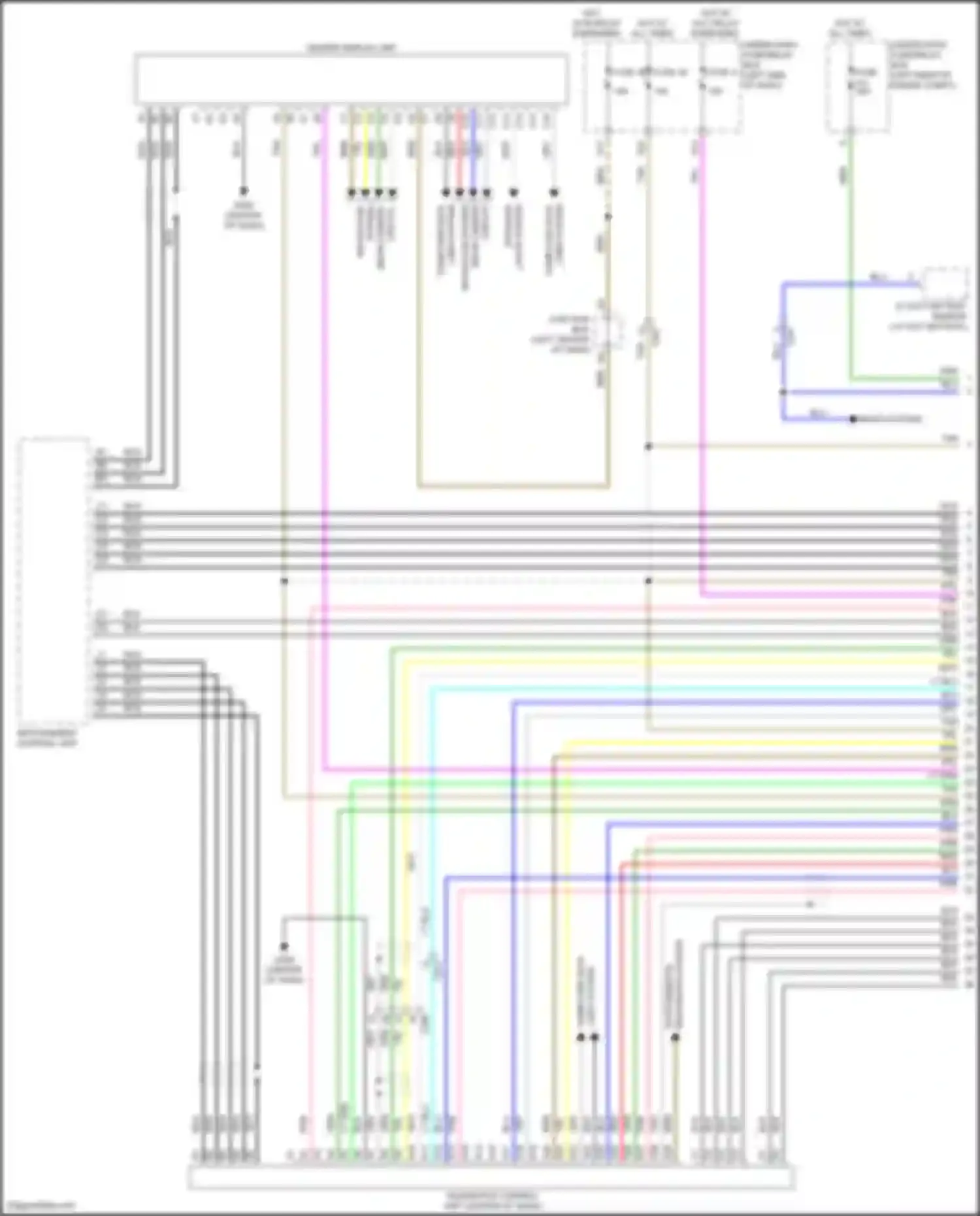 TLX Acura II (2020-2024): Navigation circuit, 13 speakers (1 of 6)