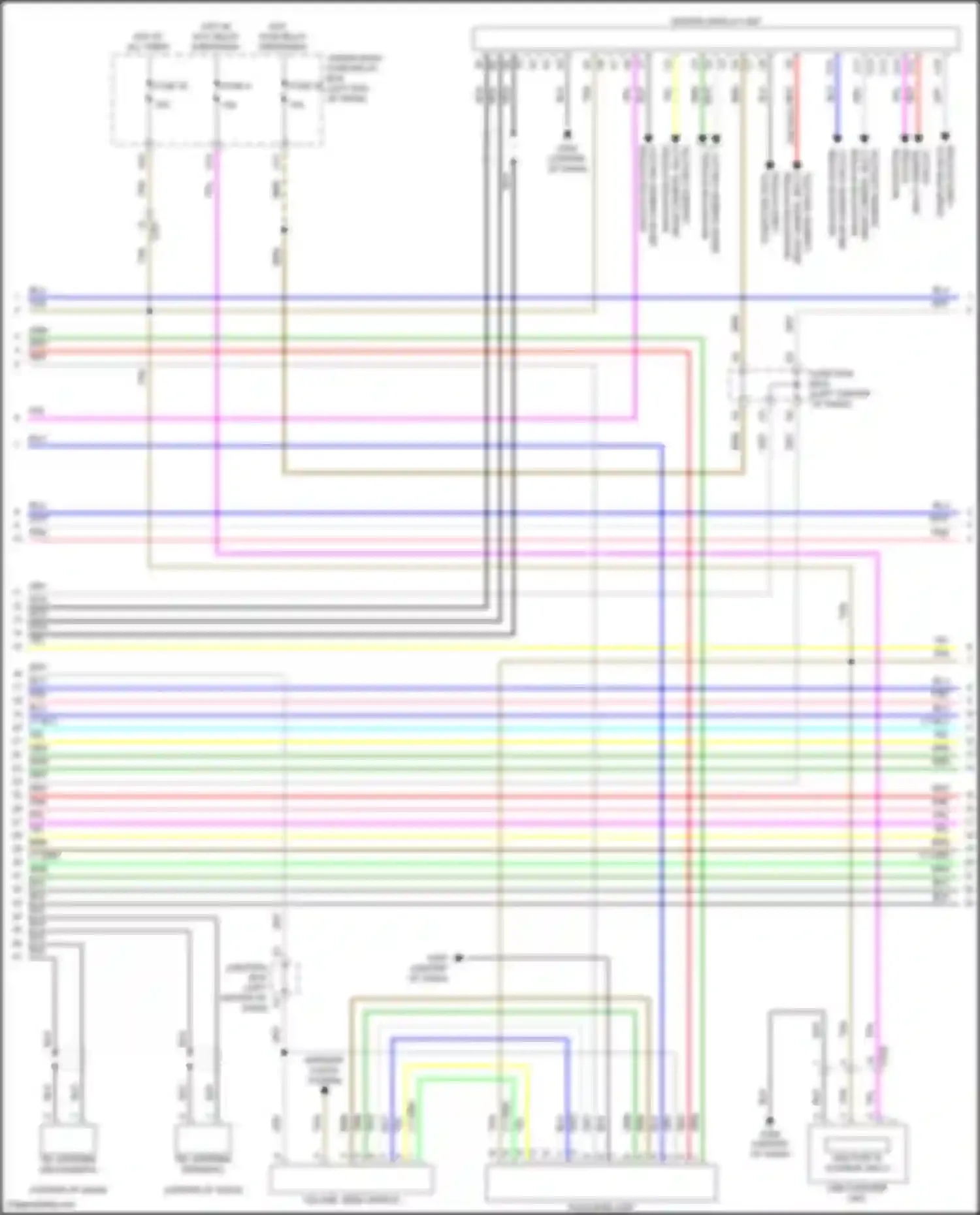 TLX Acura II (2020-2024): Navigation circuit, 17 speakers (2 of 6)