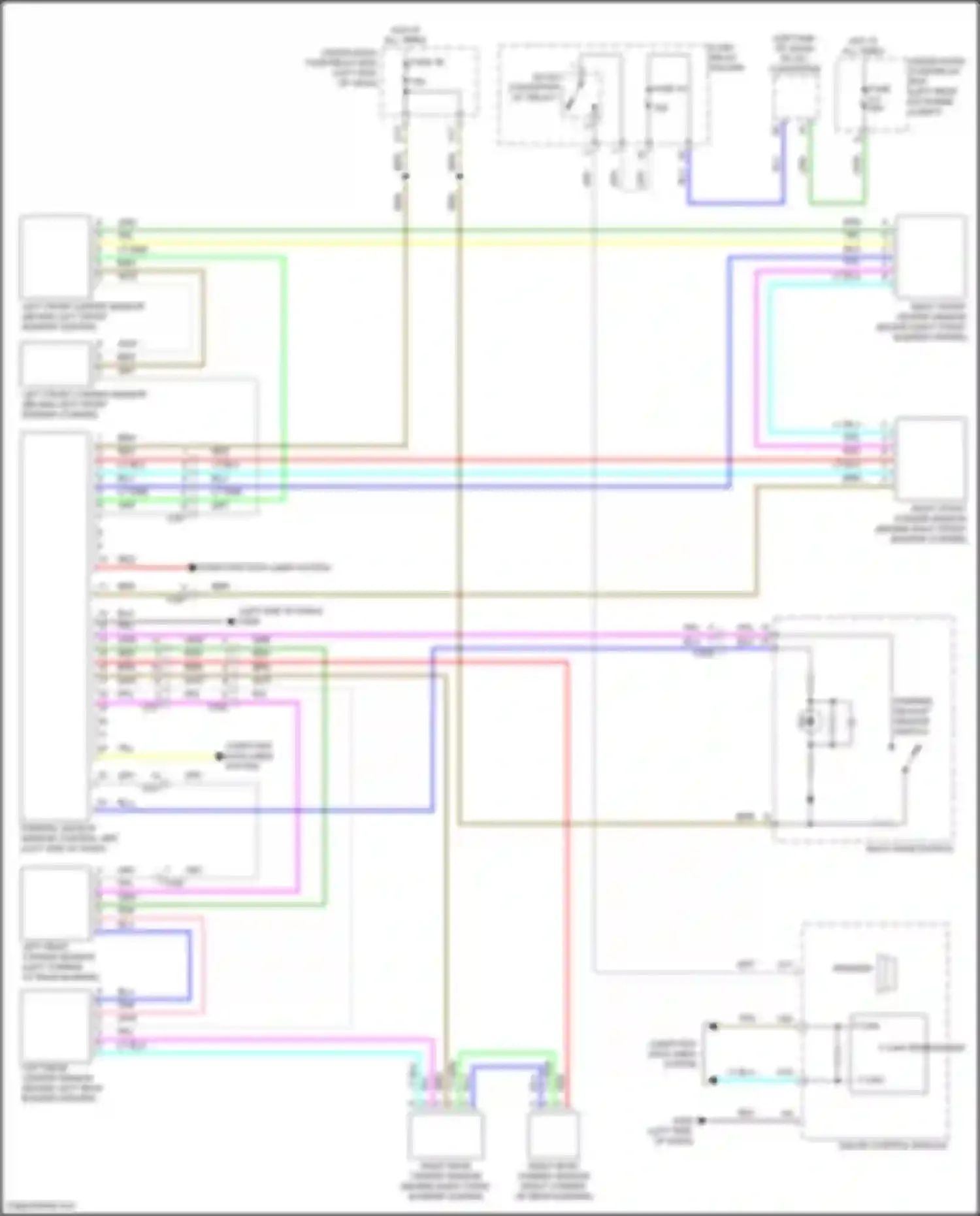 TLX Acura II (2020-2024): Parking assistant circuit
