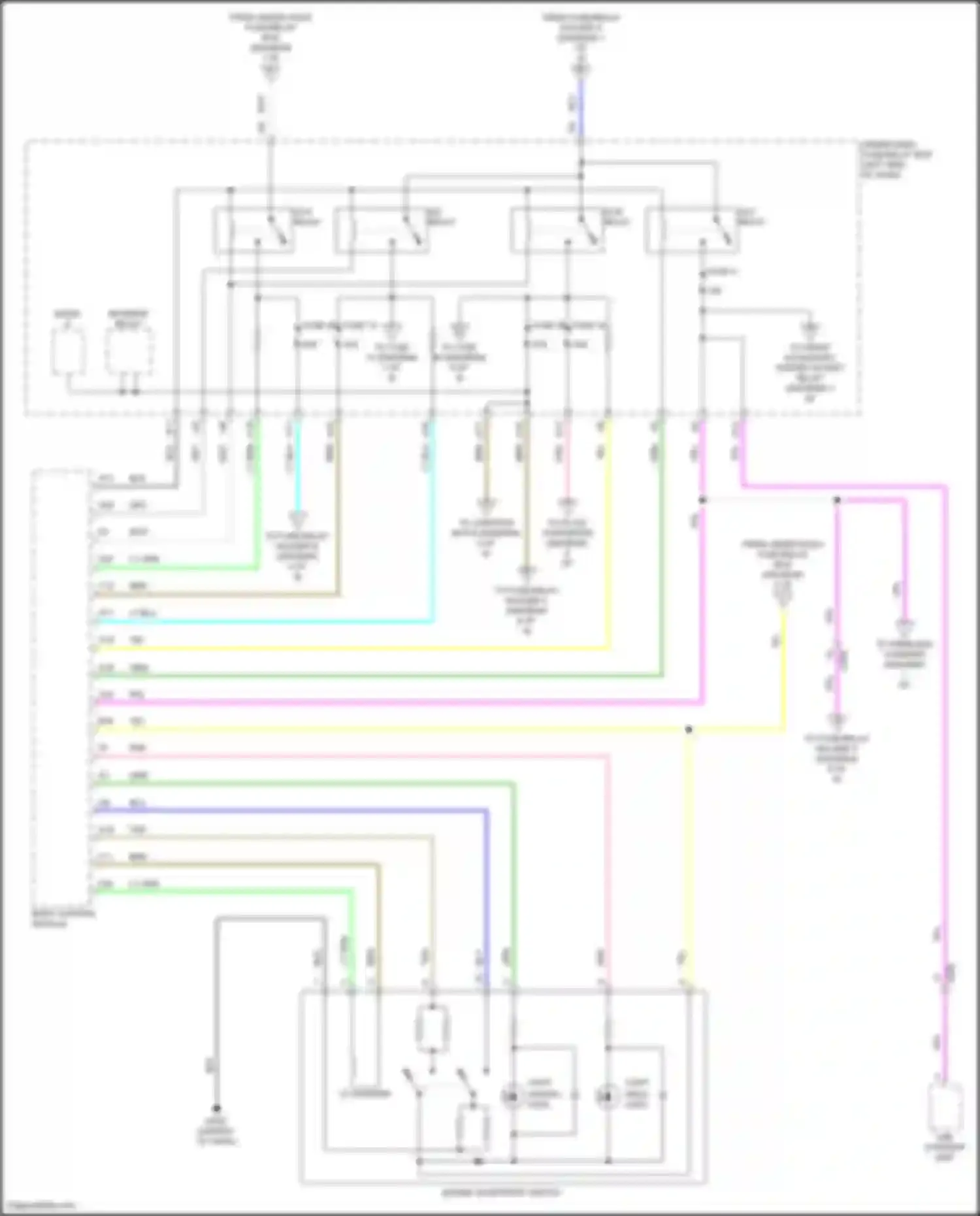 TLX Acura II (2020-2024): Power distribution circuit (5 of 8)
