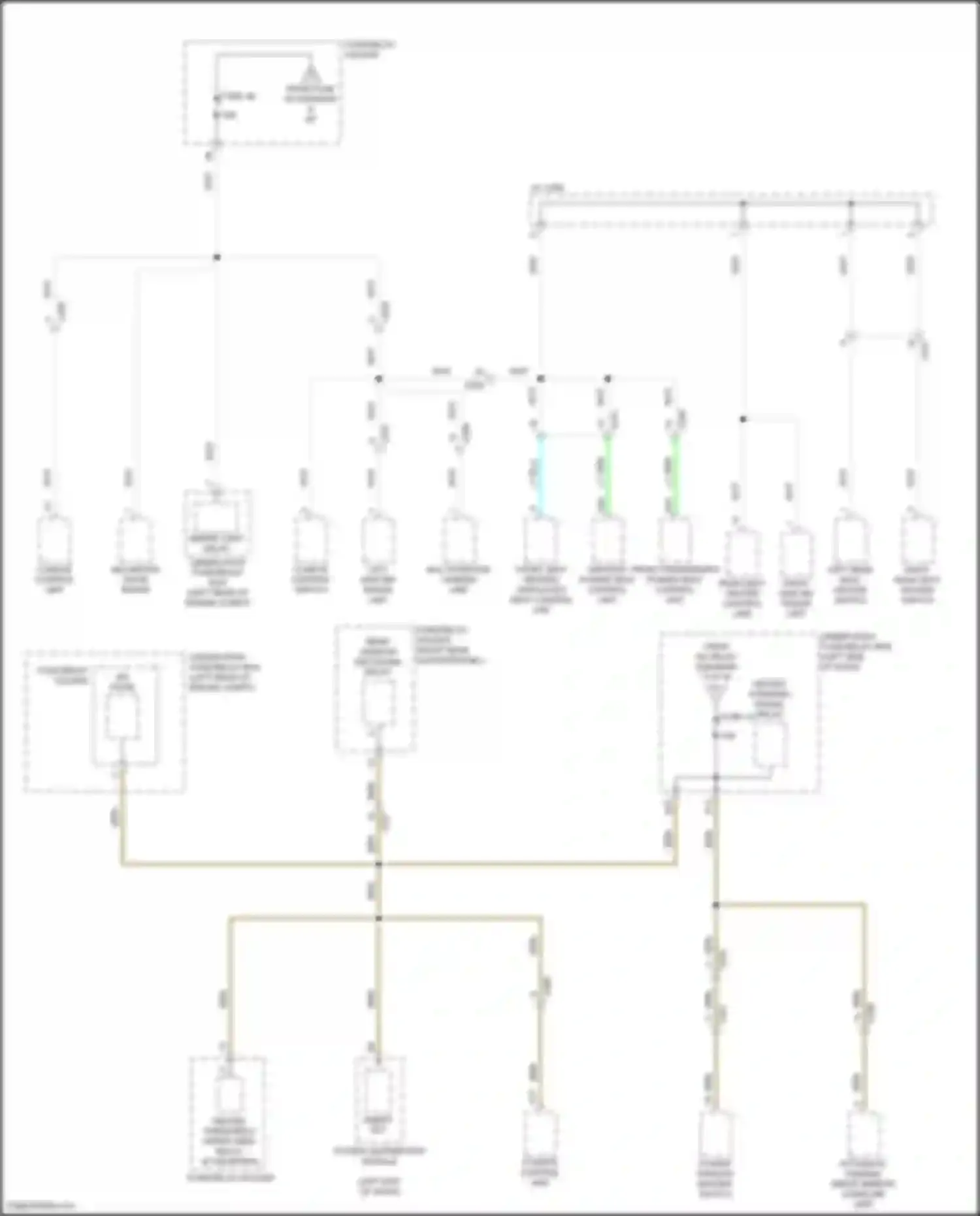 TLX Acura II (2020-2024): Power distribution circuit (7 of 8)