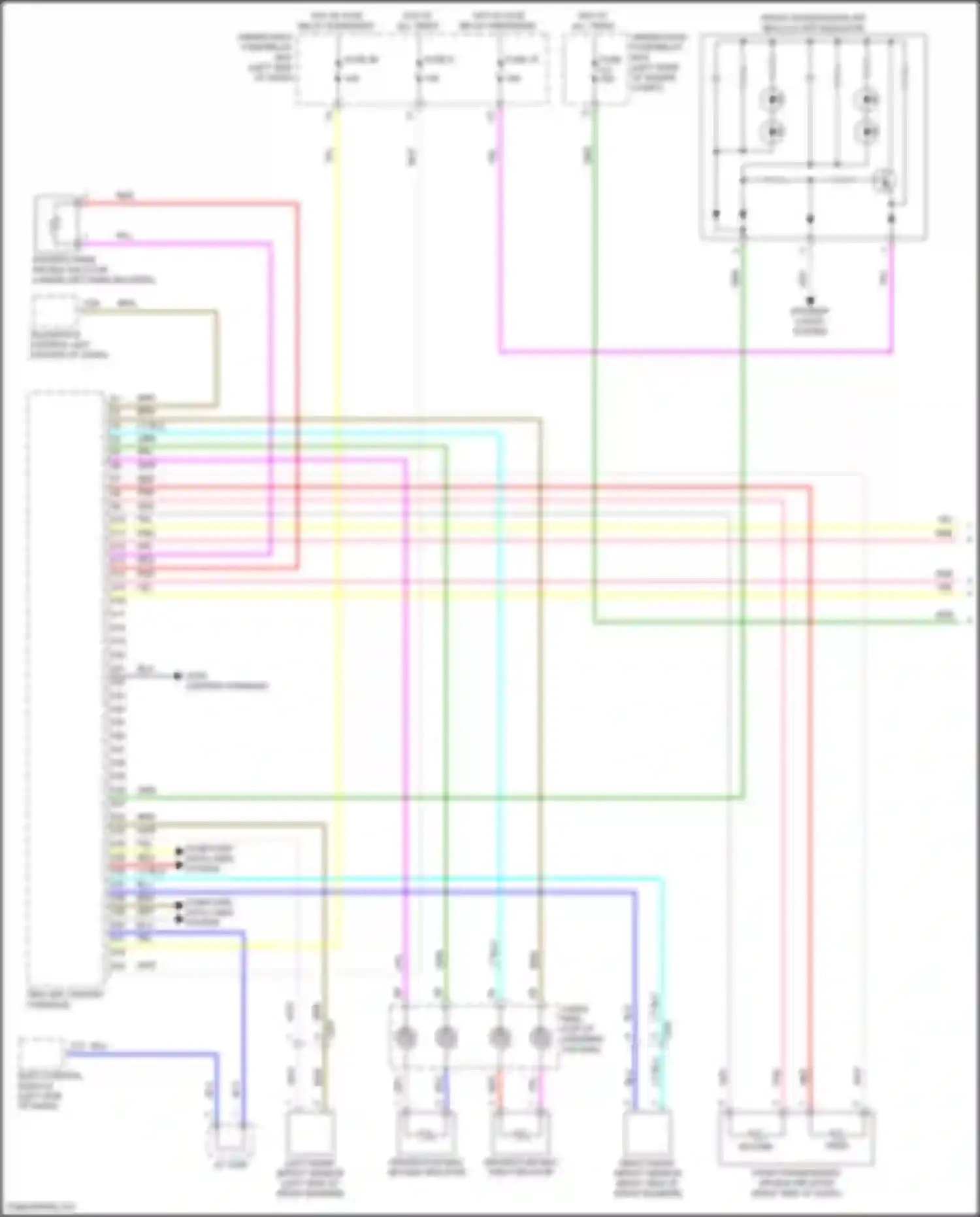 TLX Acura II (2020-2024): Supplemental restraints circuit (1 of 3)