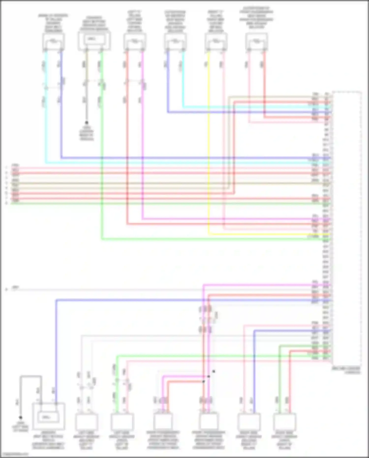 TLX Acura II (2020-2024): Supplemental restraints circuit (3 of 3)