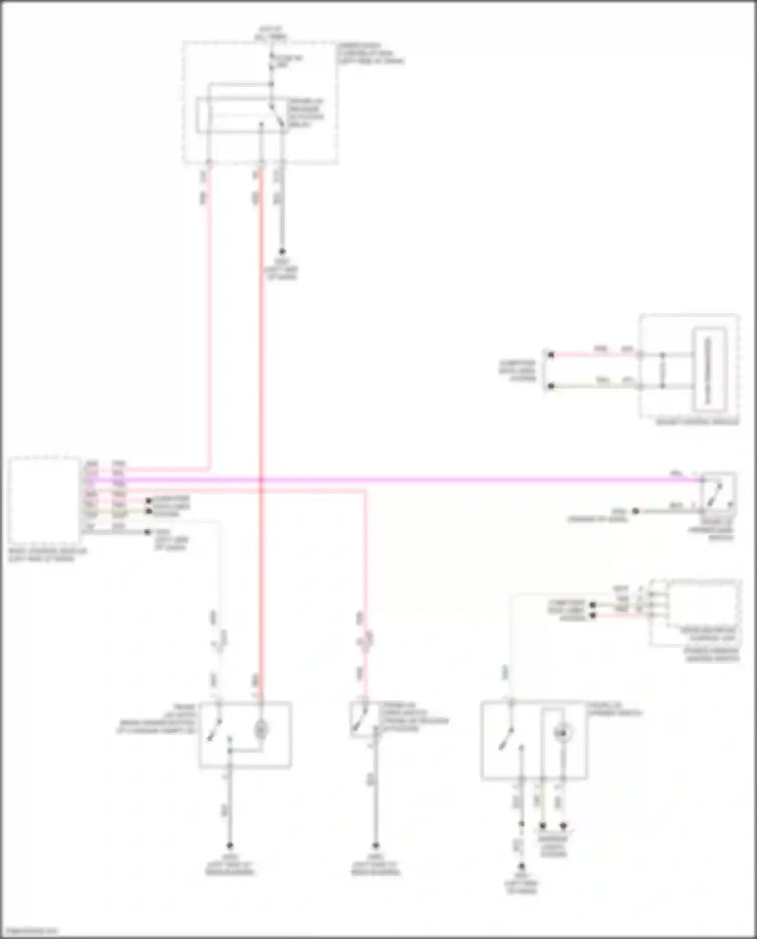 TLX Acura II (2020-2024): Trunk release circuit
