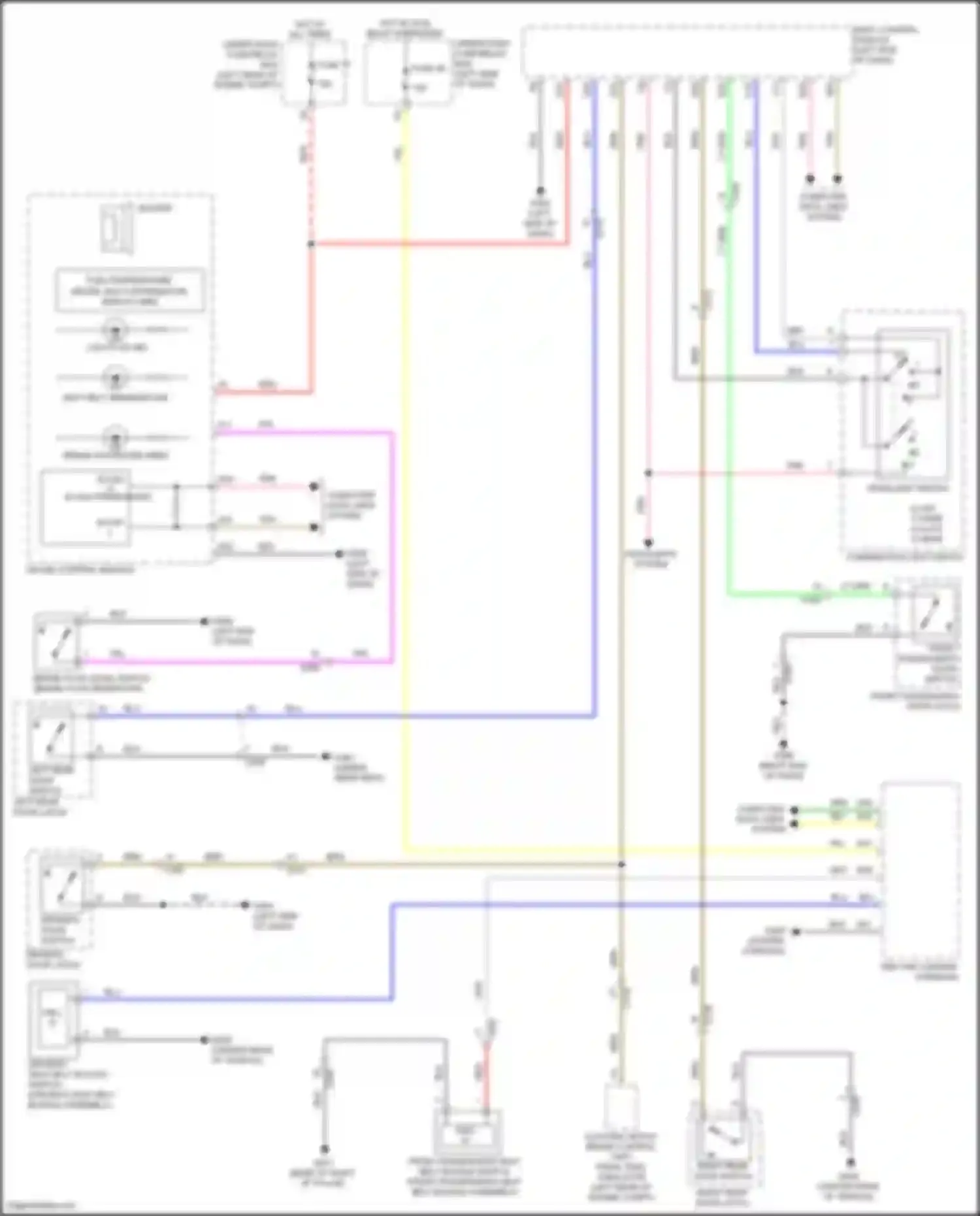 TLX Acura II (2020-2024): Chime circuit