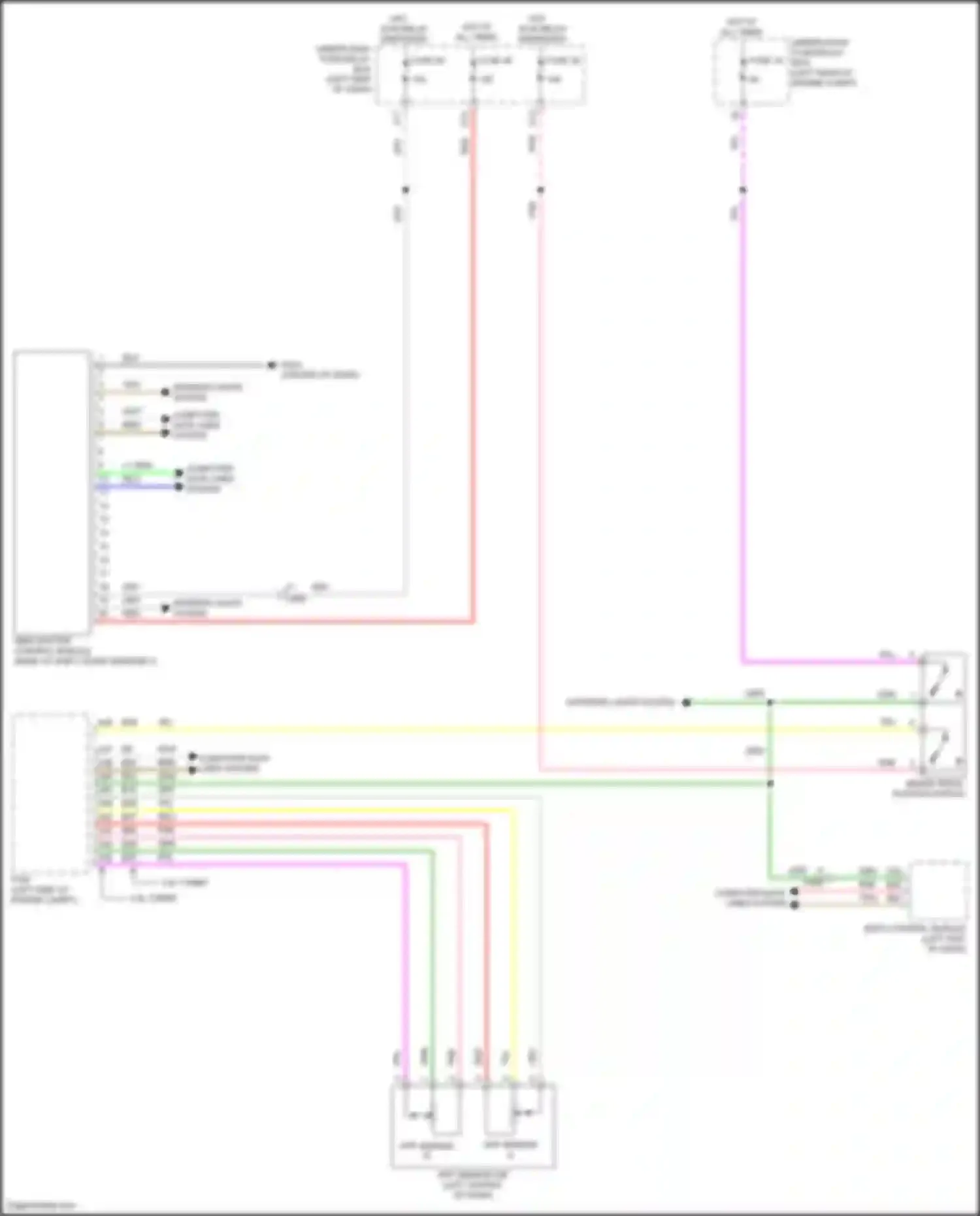 Wiring diagram app sensor a for Acura TLX II (2020-2024) (2 of 4)