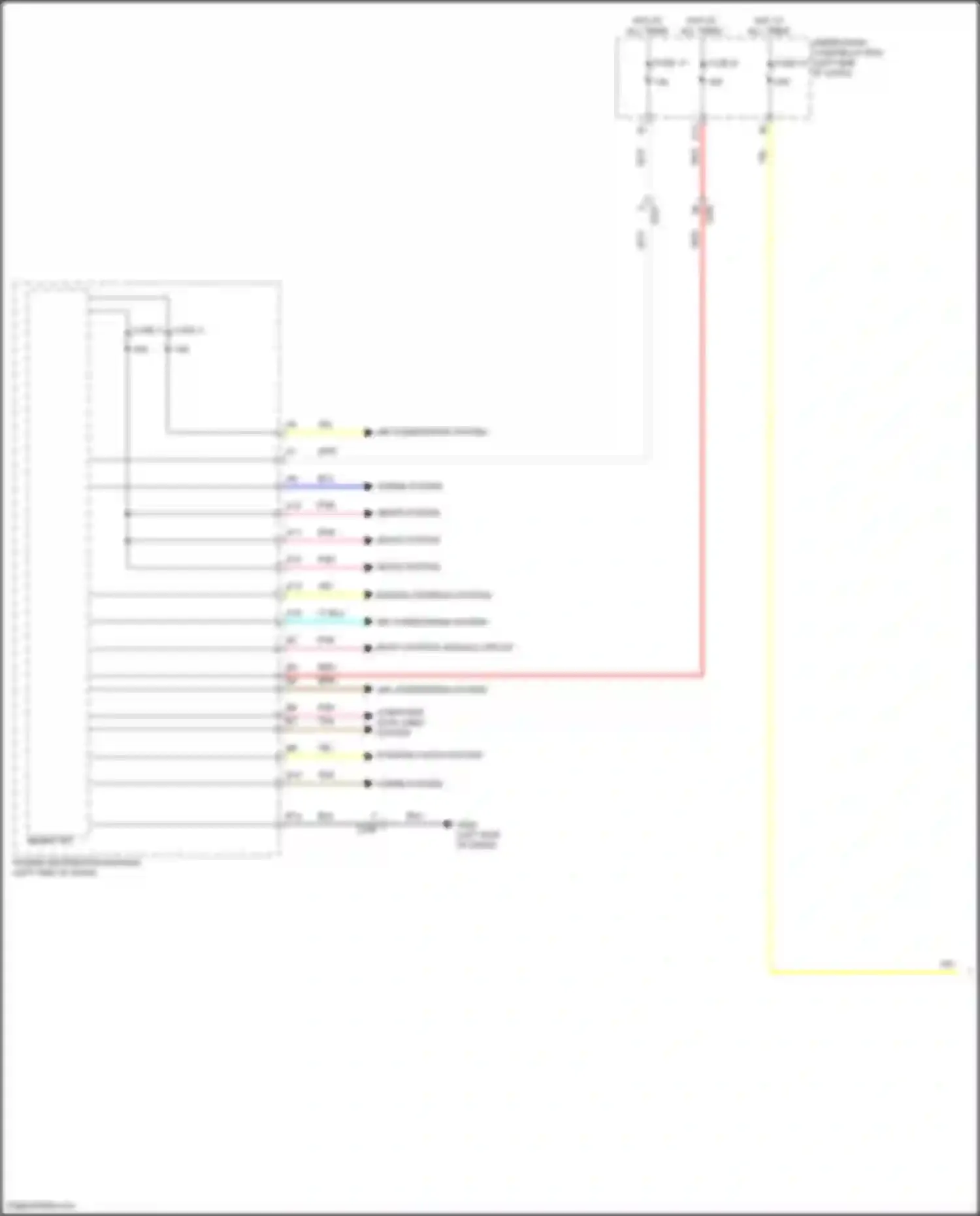 Wiring diagram body control module circuit for Acura TLX II (2020-2024) (1 of 1)