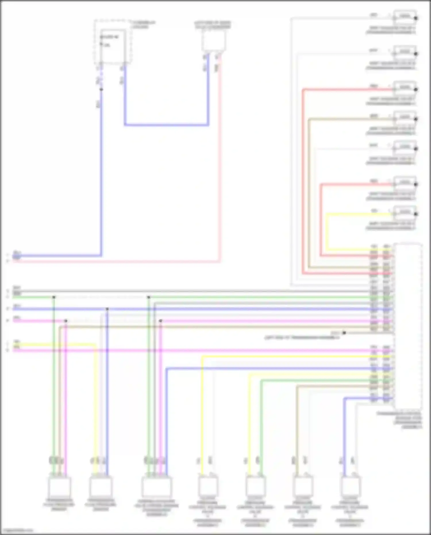 Wiring diagram clutch pressure control solenoid valve h for Acura TLX II (2020-2024) (1 of 1)