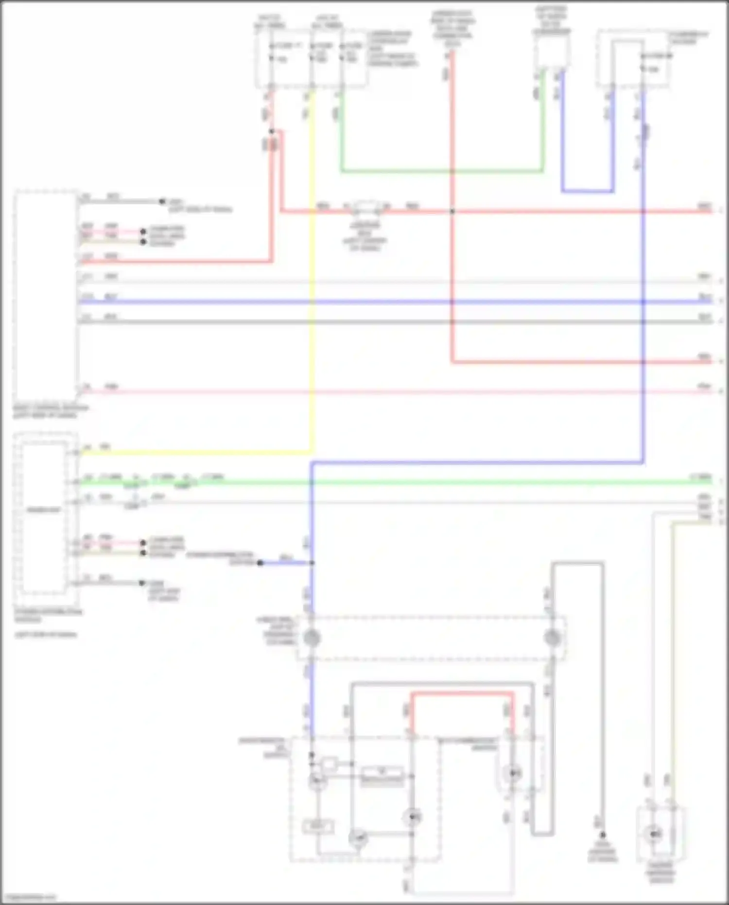 Wiring diagram computer data lines system for Acura TLX II (2020-2024) (88 of 97)