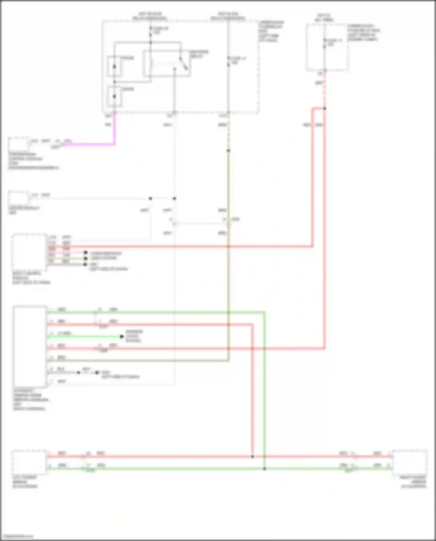 Wiring diagram computer data lines system for Acura TLX II (2020-2024) (71 of 97)
