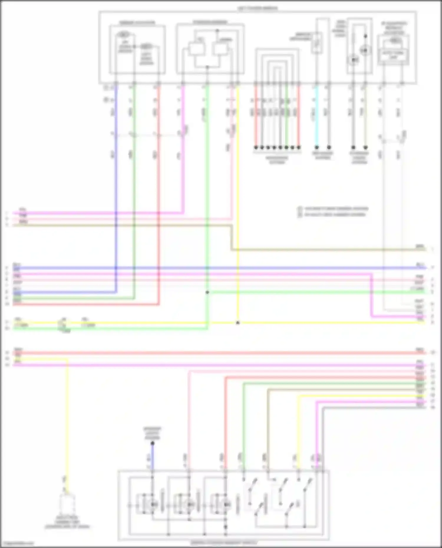 Wiring diagram defogger system for Acura TLX II (2020-2024) (2 of 3)