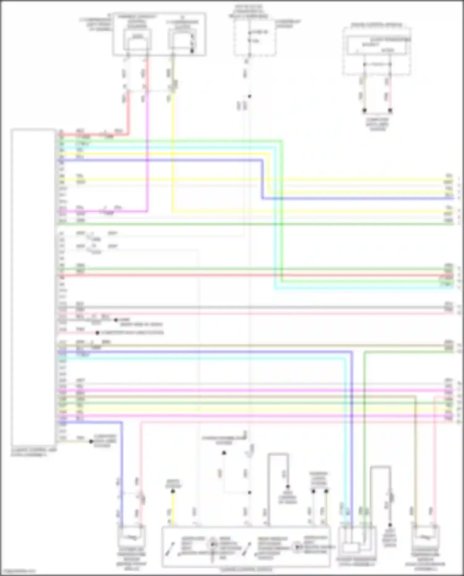 Wiring diagram evaporator temperature sensor for Acura TLX II (2020-2024) (1 of 1)