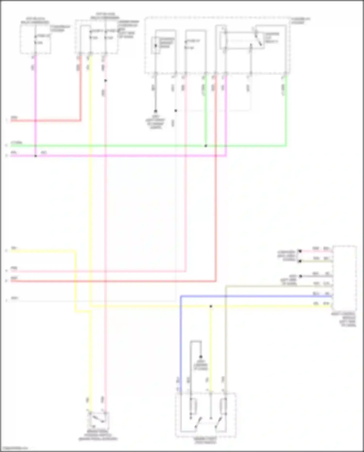 Wiring diagram fuse/relay holder b for Acura TLX II (2020-2024) (8 of 17)