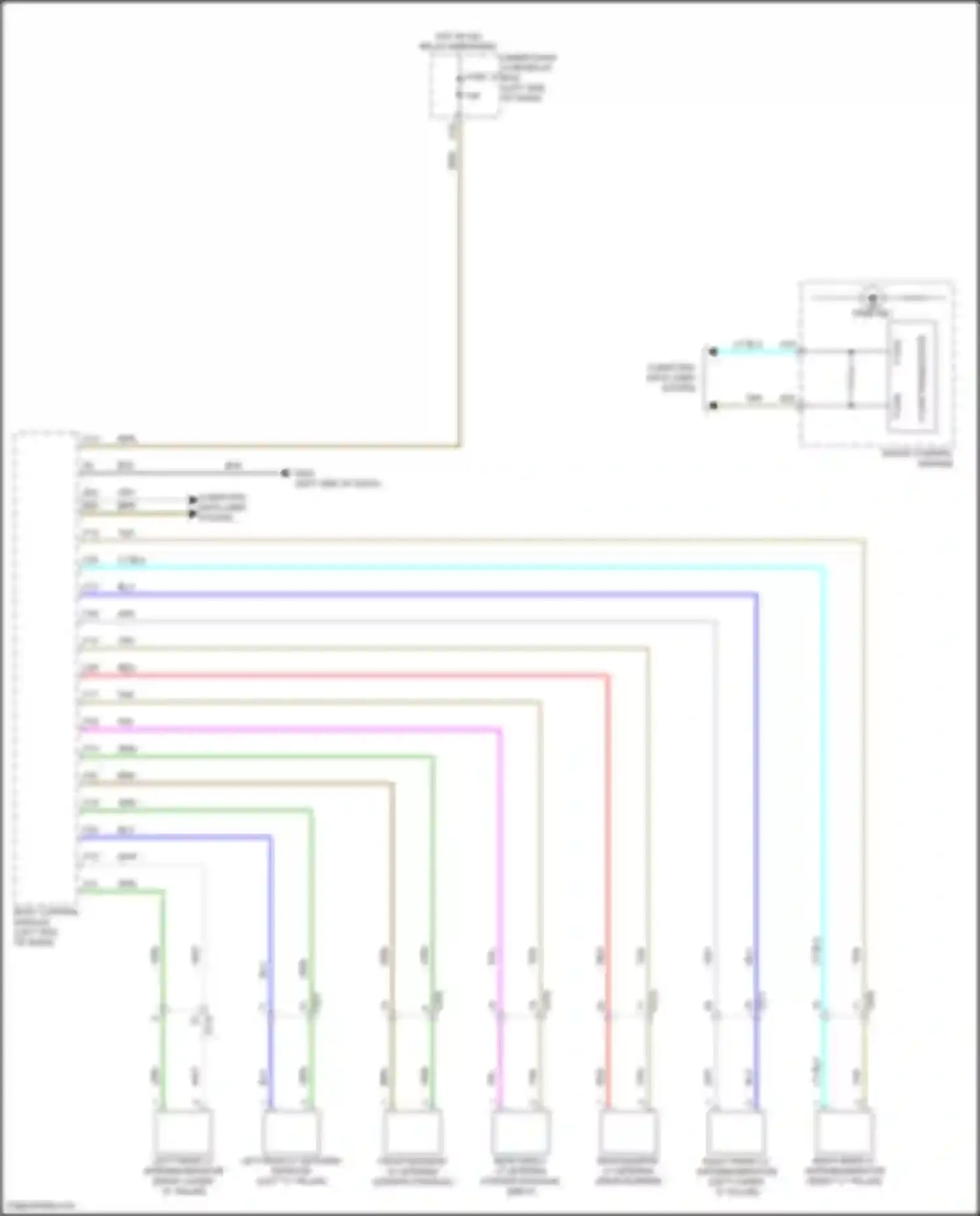 Wiring diagram left rear lf antenna/initiator for Acura TLX II (2020-2024) (3 of 3)
