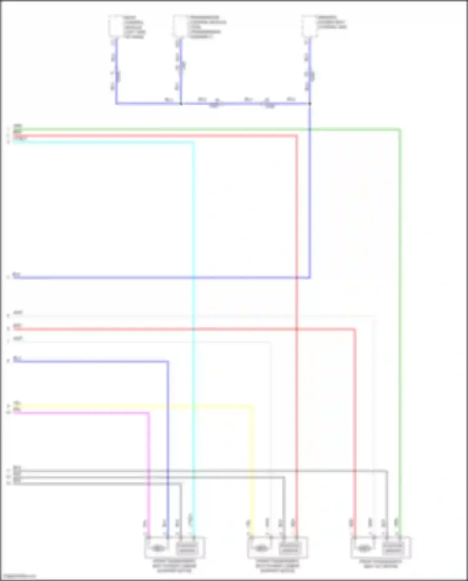 Wiring diagram transmission assembly for Acura TLX II (2020-2024) (8 of 12)