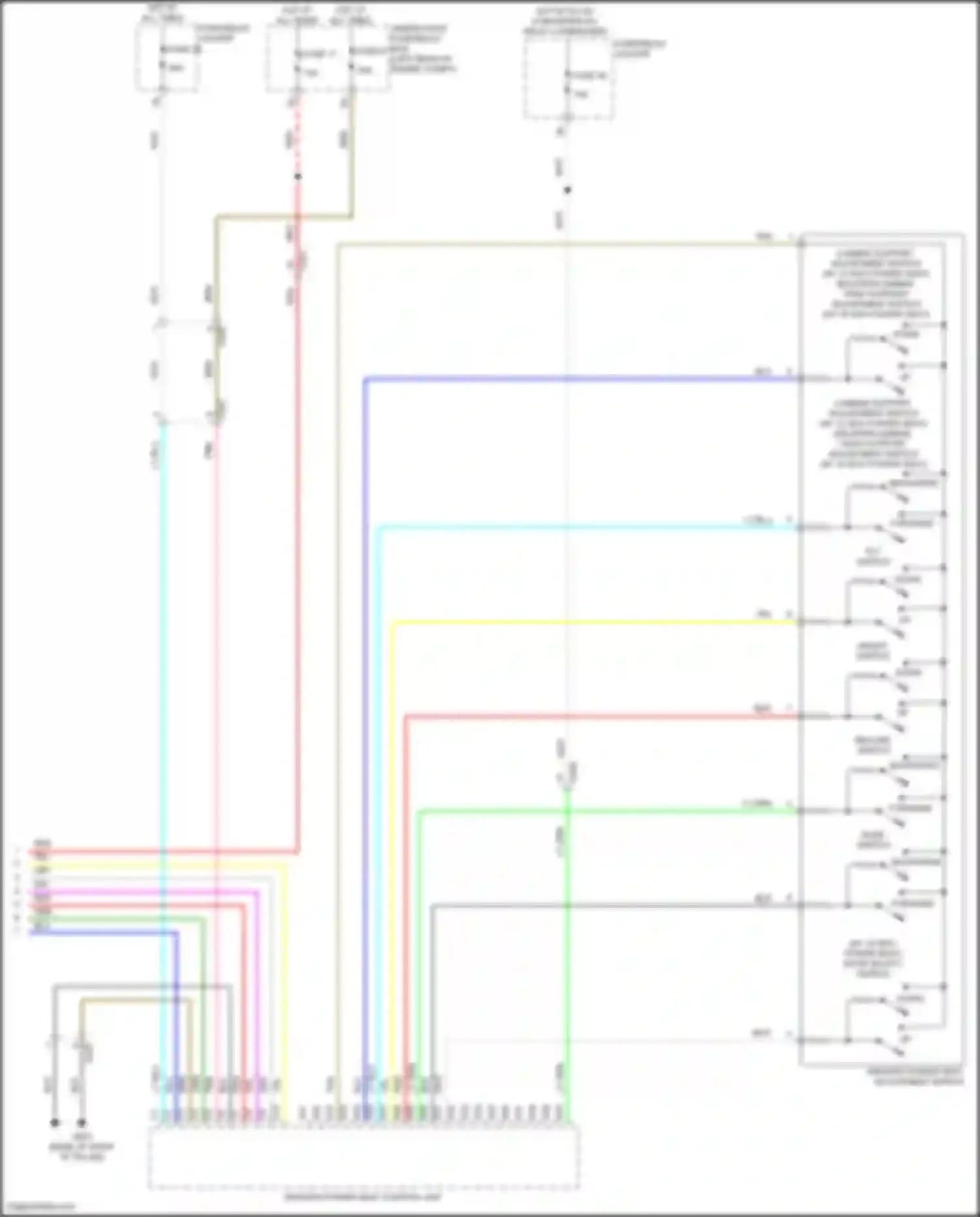 Wiring diagram under-hood fuse/relay box for Acura TLX II (2020-2024) (27 of 61)