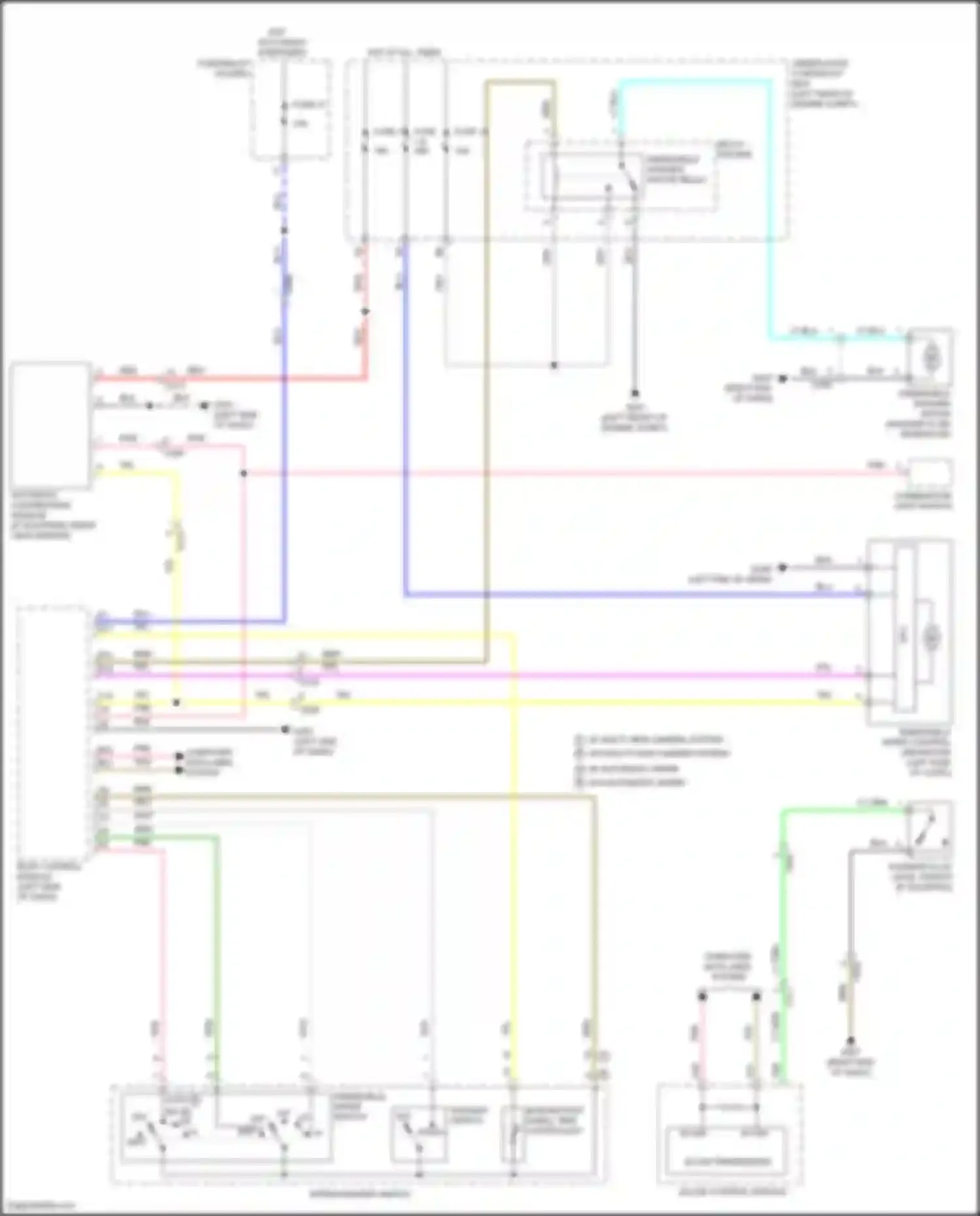Wiring diagram under-hood fuse/relay box for Acura TLX II (2020-2024) (20 of 61)