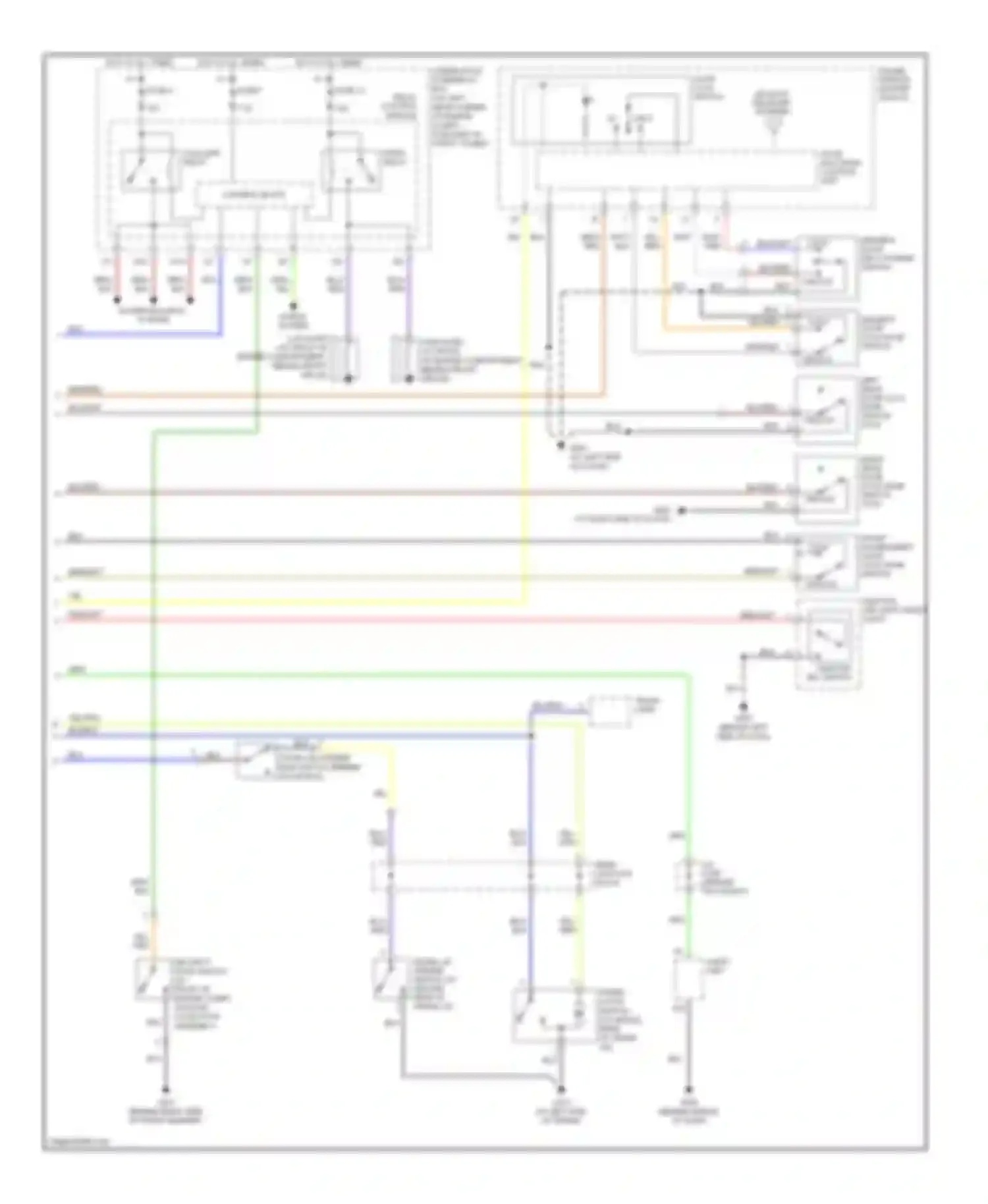 TSX Acura I (2003-2008): Forced entry circuit (2 of 2)