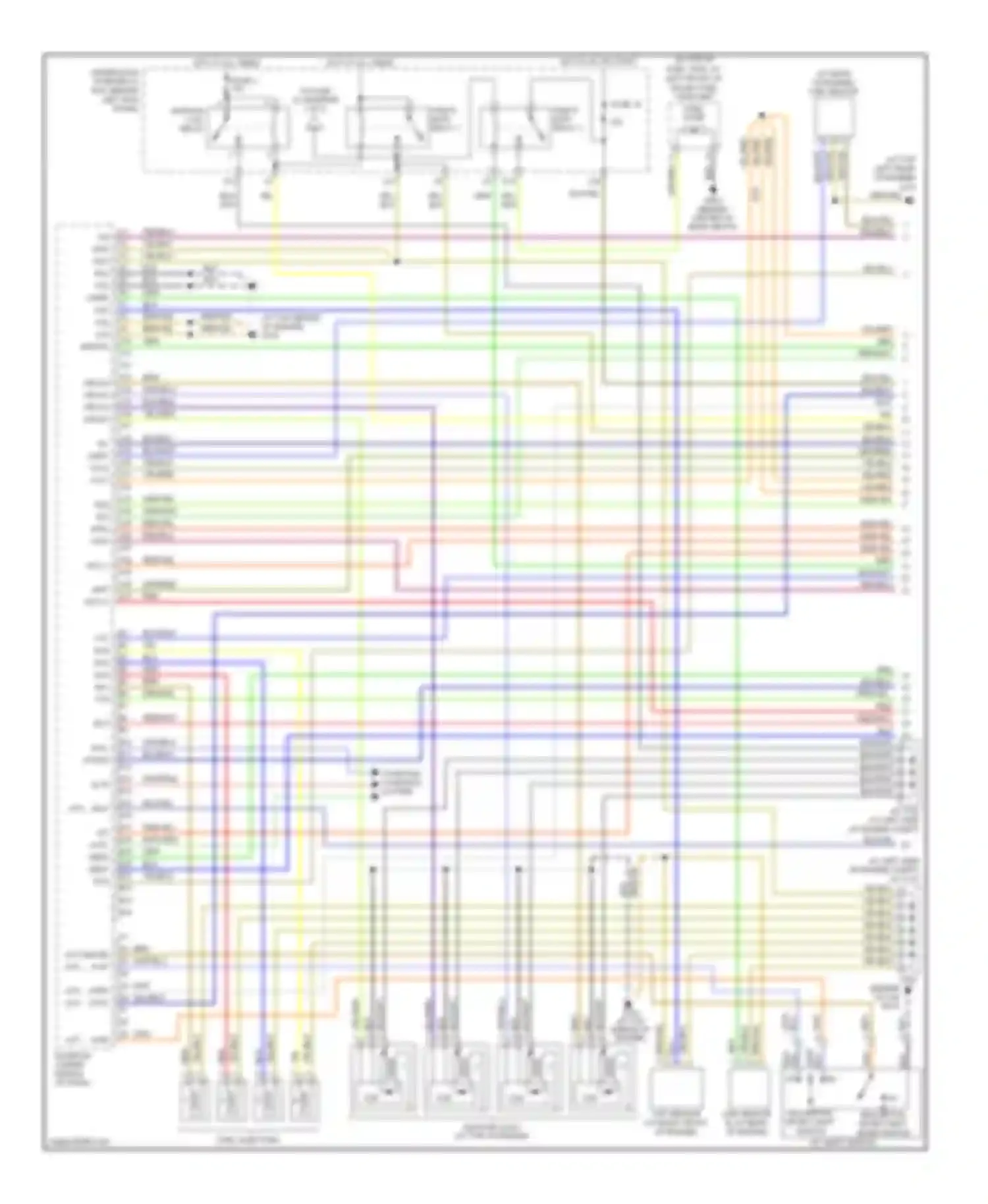 TSX Acura I (2003-2008): Wiring diagram engine performance 2.4l (1 of 4)