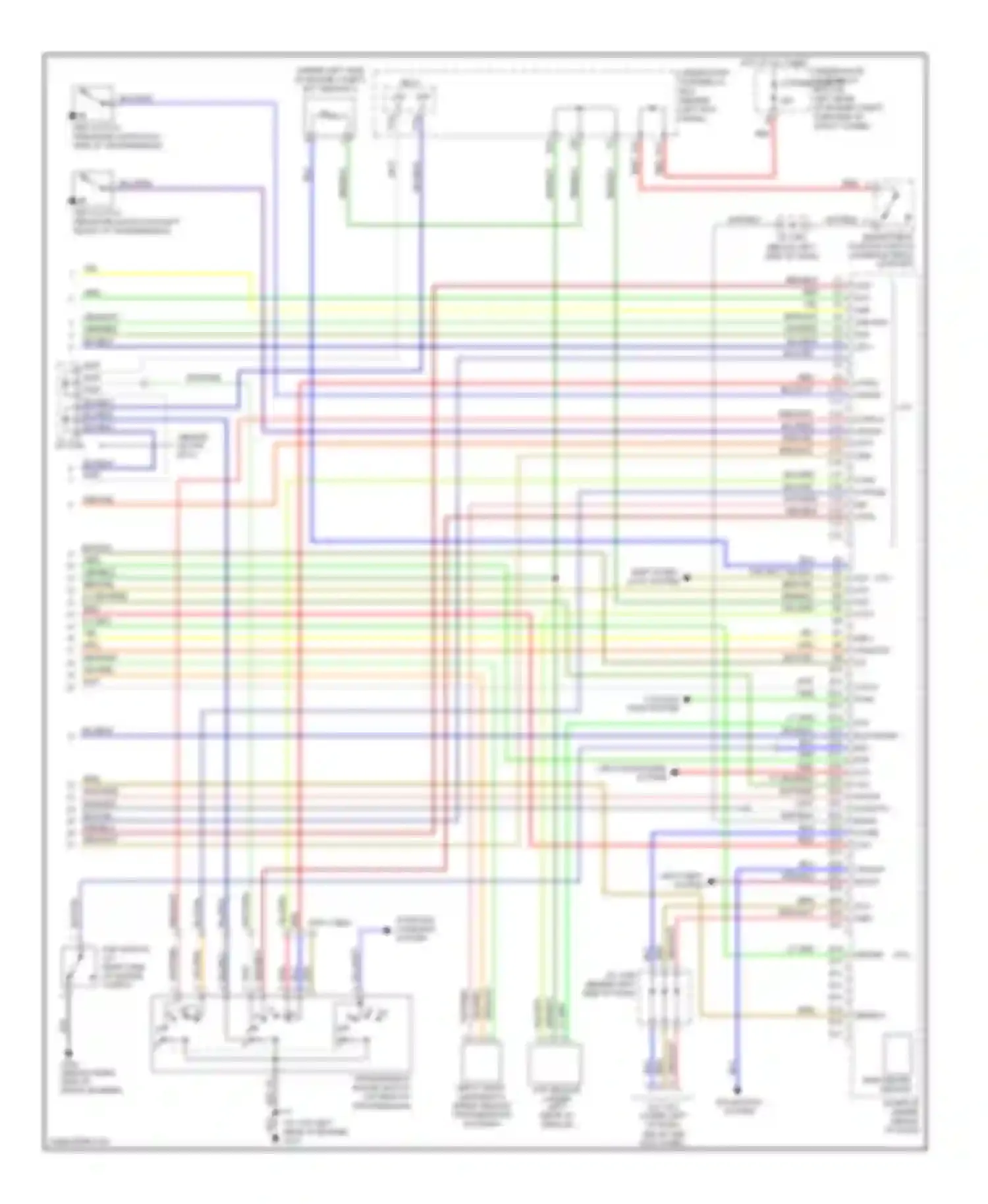 TSX Acura I (2003-2008): Wiring diagram engine performance 2.4l (4 of 4)