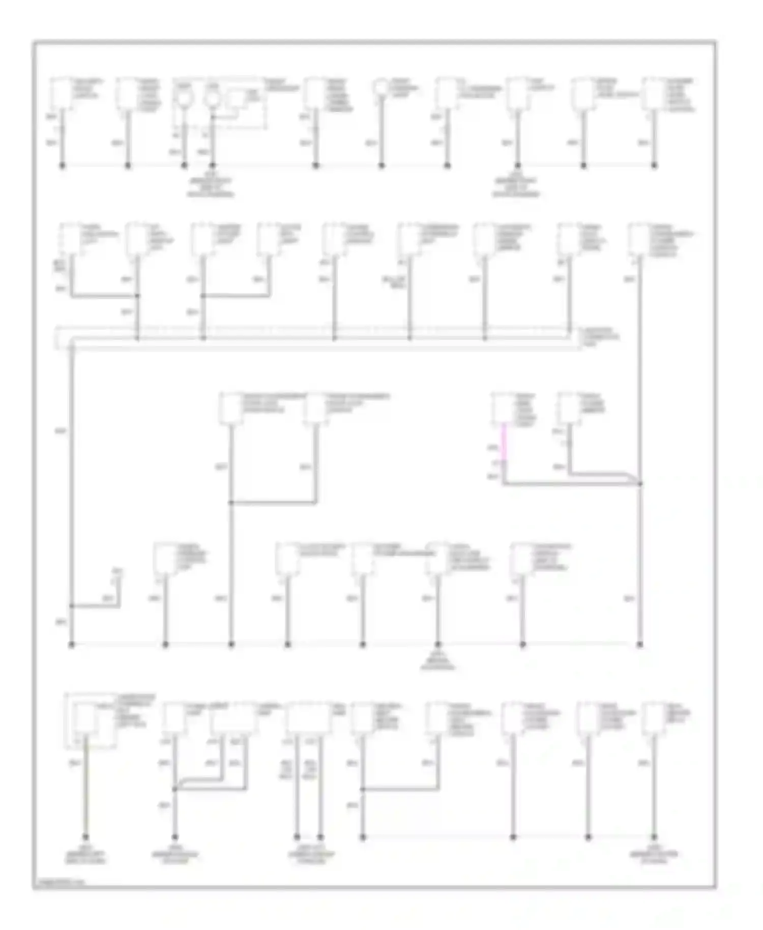 TSX Acura I (2003-2008): Ground distribution circuit (3 of 4)