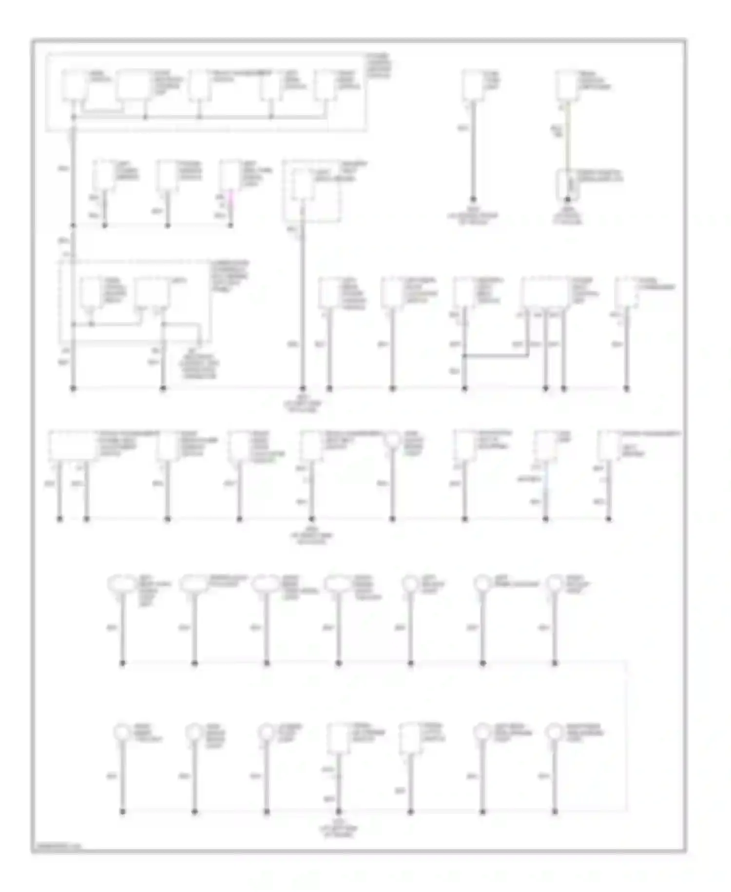 TSX Acura I (2003-2008): Ground distribution circuit (4 of 4)