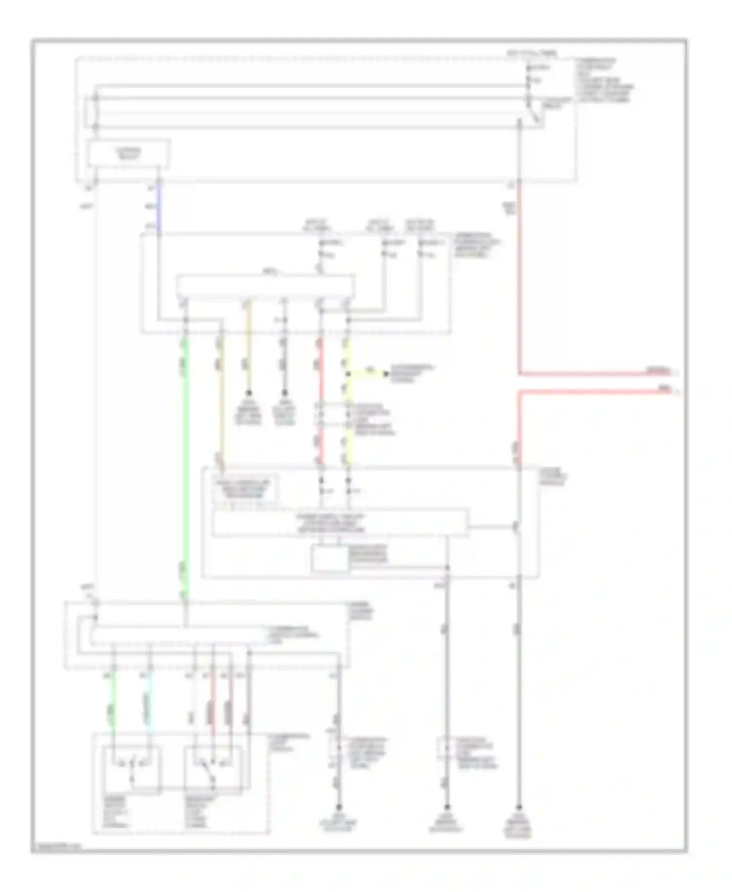 TSX Acura I (2003-2008): Instrument illumination circuit (1 of 2)