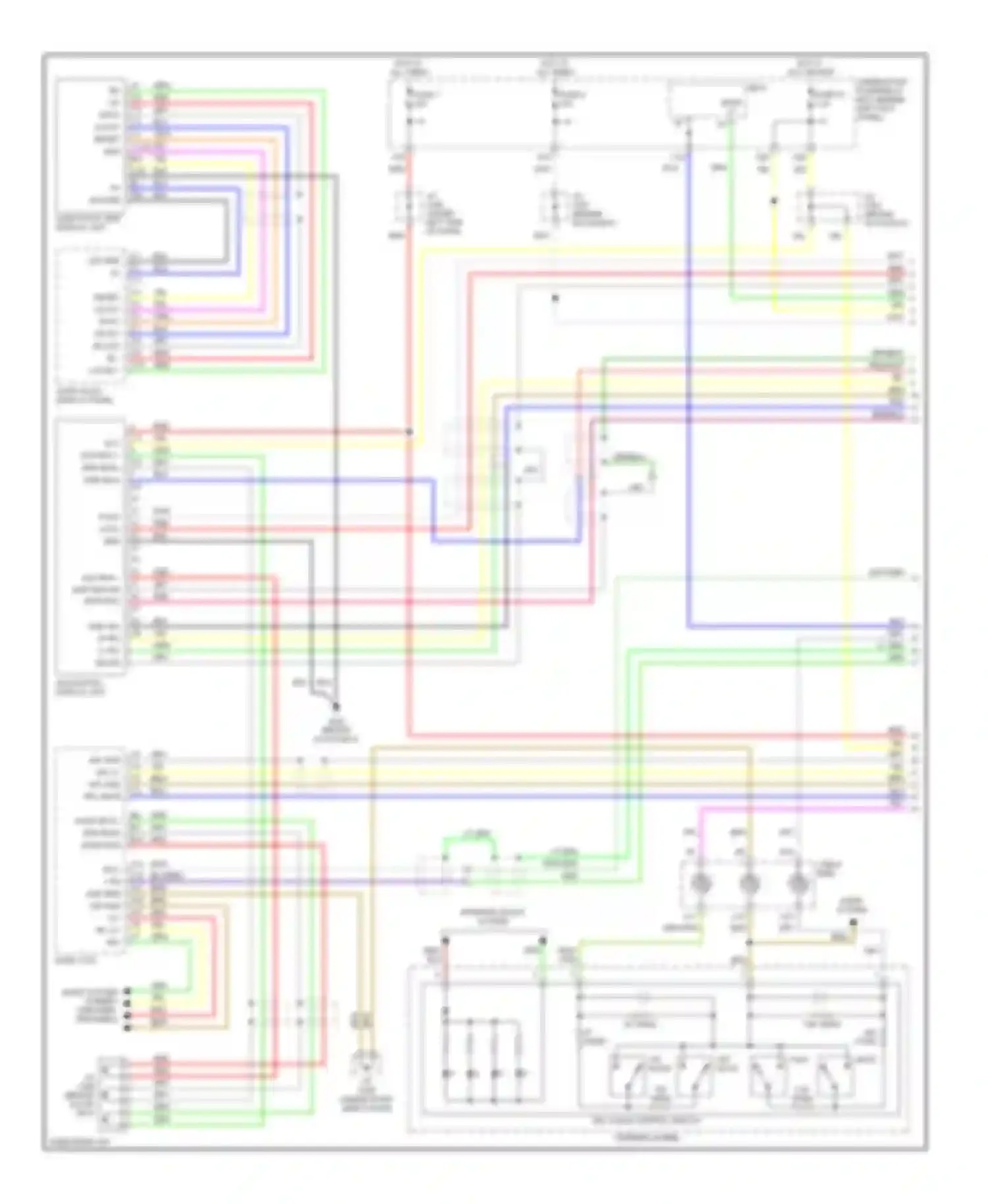 TSX Acura I (2003-2008): Navigation circuit (1 of 2)