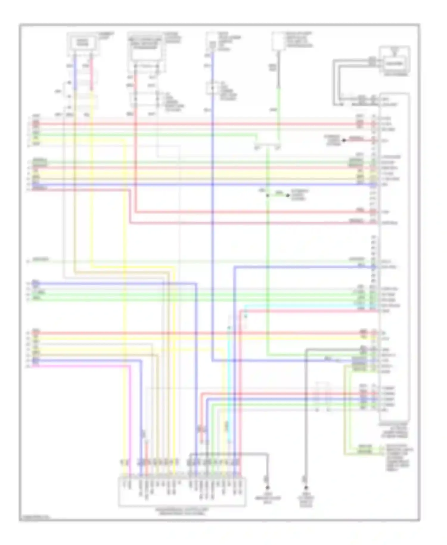 TSX Acura I (2003-2008): Navigation circuit (2 of 2)