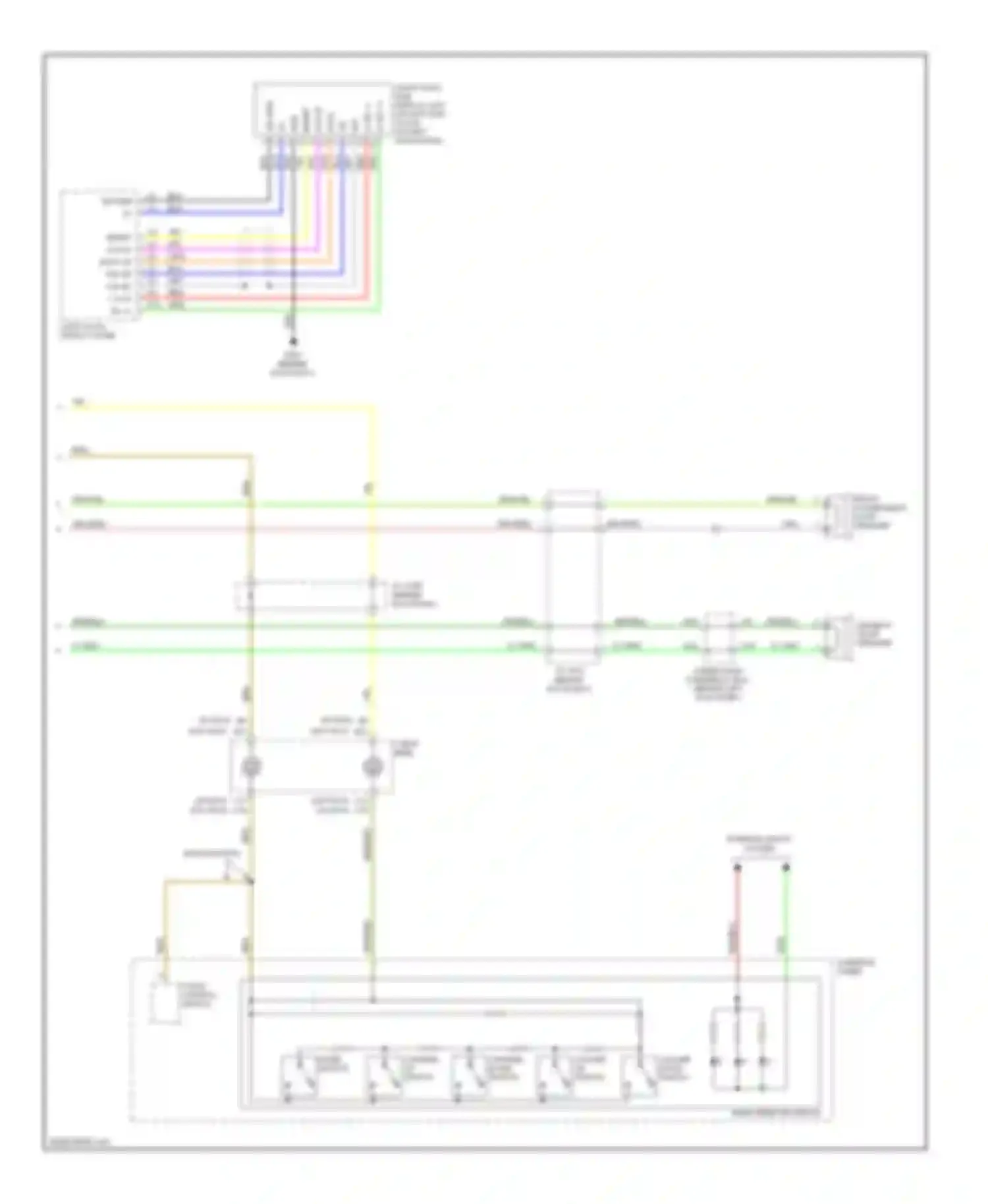 TSX Acura I (2003-2008): Radio circuit, without cassette or mp3 player (3 of 3)