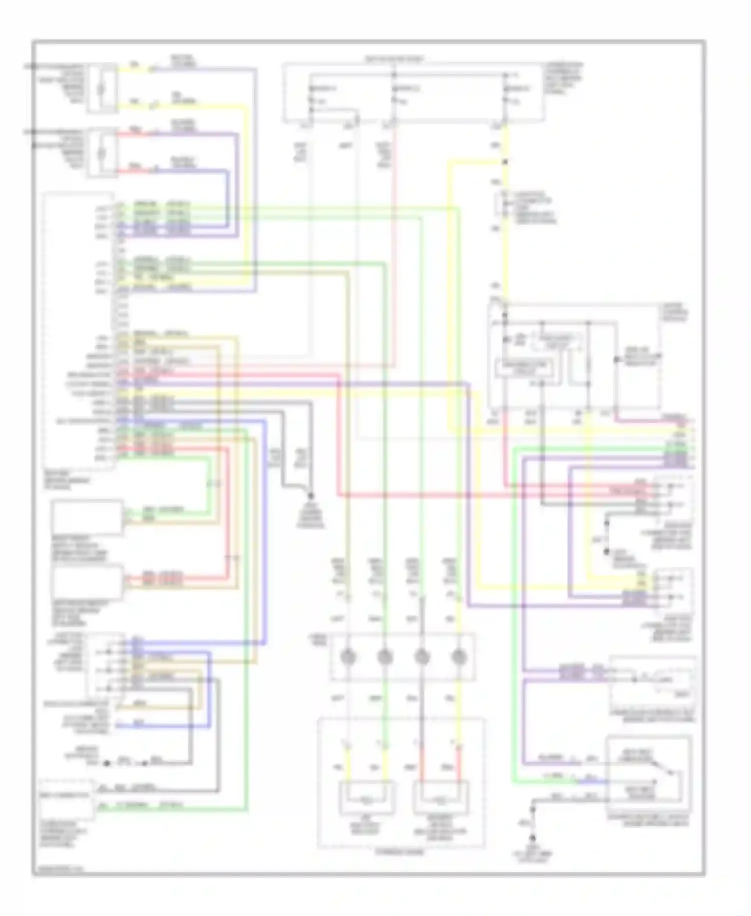 TSX Acura I (2003-2008): Supplemental restraints circuit (1 of 3)
