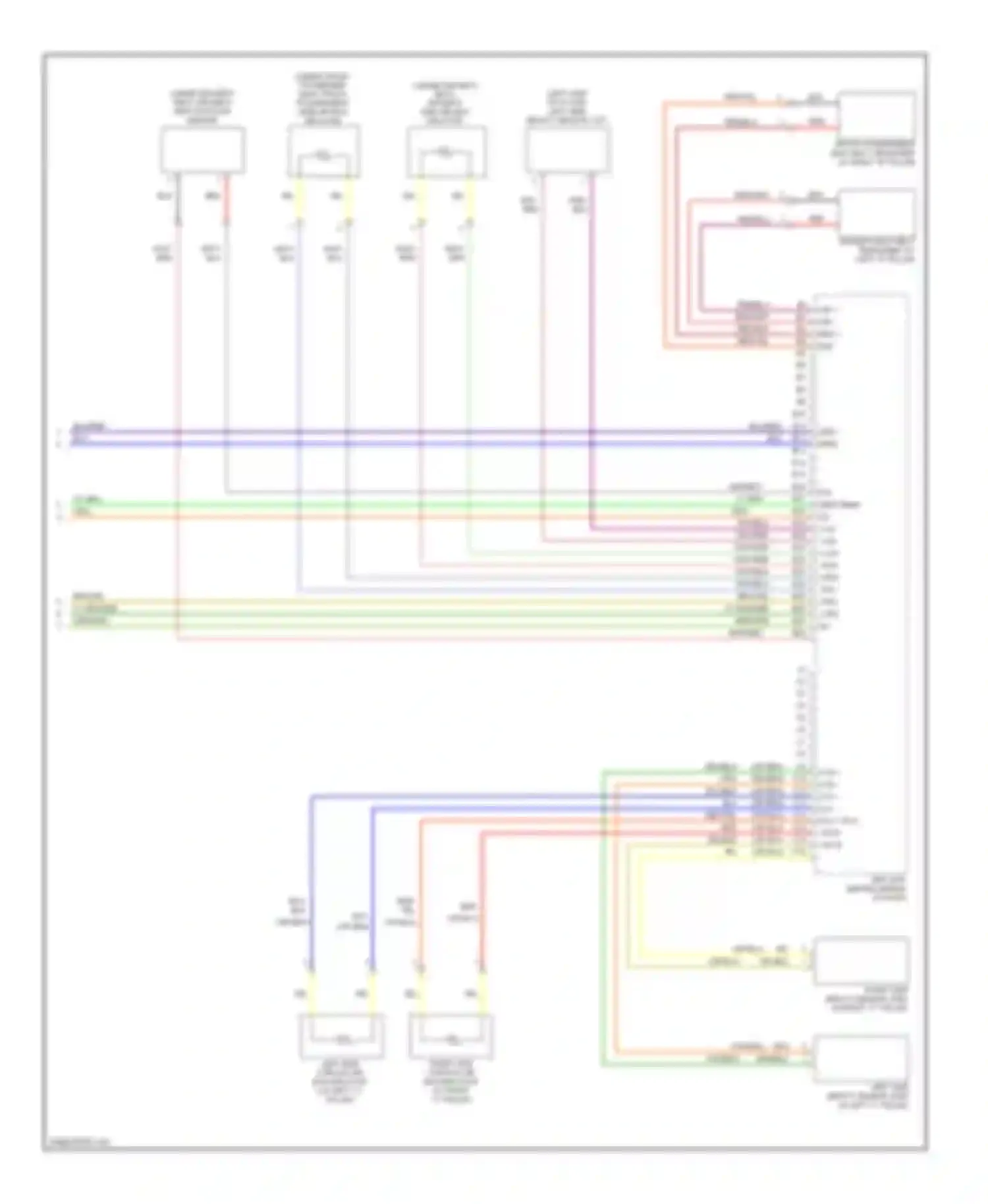 TSX Acura I (2003-2008): Supplemental restraints circuit (3 of 3)