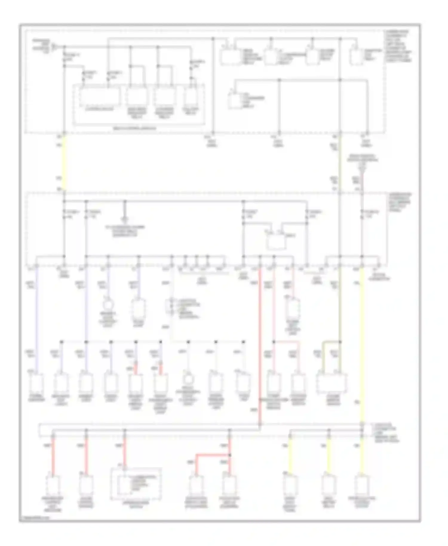 Wiring diagram a/c condenser fan relay for Acura TSX I (2003-2008) (3 of 3)