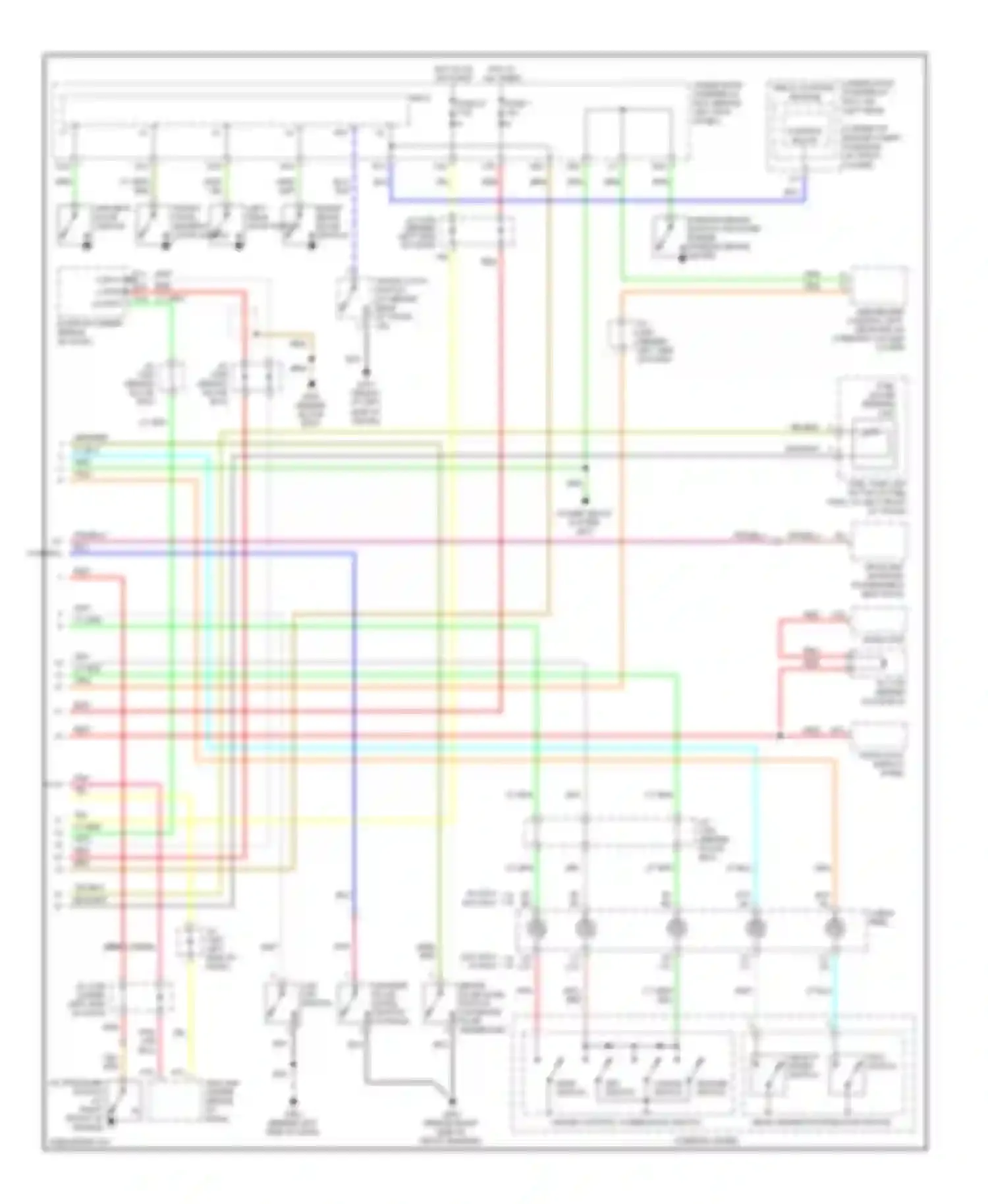 Wiring diagram blk/wht for Acura TSX I (2003-2008) (4 of 11)